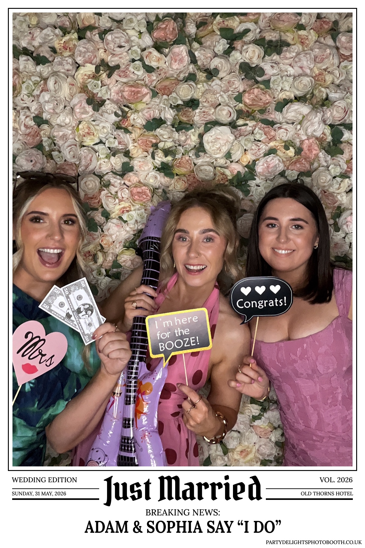 Adam and Sophia's Wedding | View more photos from the event at gallery.partydelightsphotobooth.co.uk/u/PartyDelightsPhotoBooth/Adam-and-Sophias-Wedding