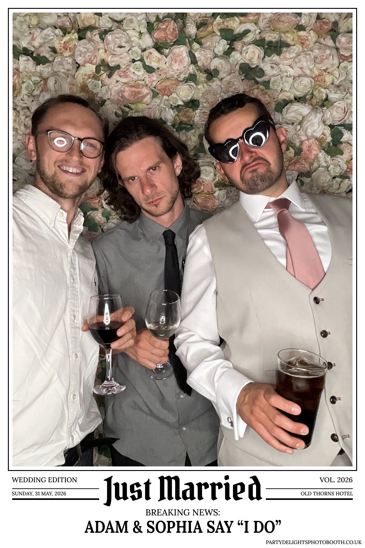 Adam and Sophia's Wedding | View more photos from the event at gallery.partydelightsphotobooth.co.uk/u/PartyDelightsPhotoBooth/Adam-and-Sophias-Wedding