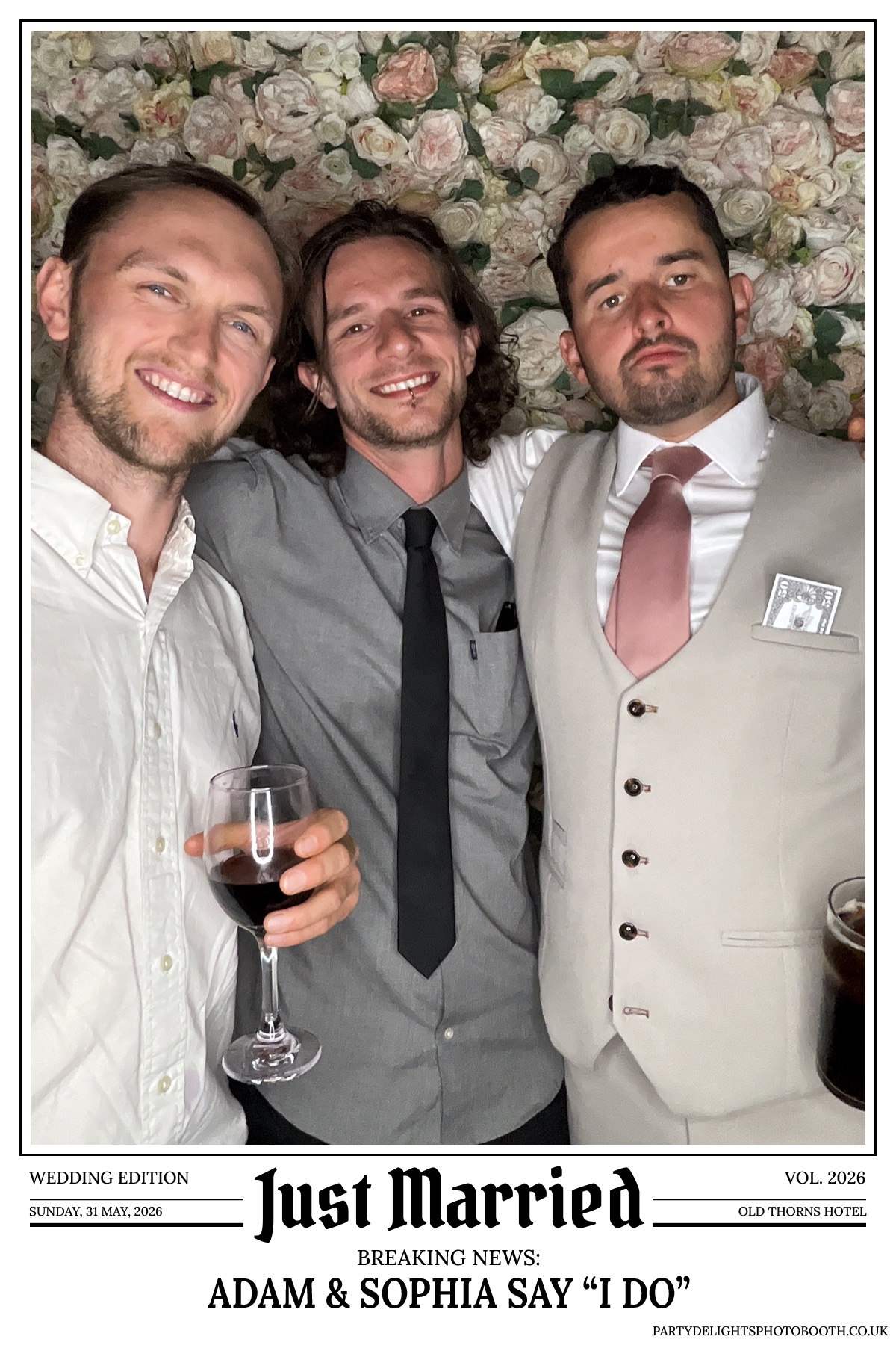 Adam and Sophia's Wedding | View more photos from the event at gallery.partydelightsphotobooth.co.uk/u/PartyDelightsPhotoBooth/Adam-and-Sophias-Wedding
