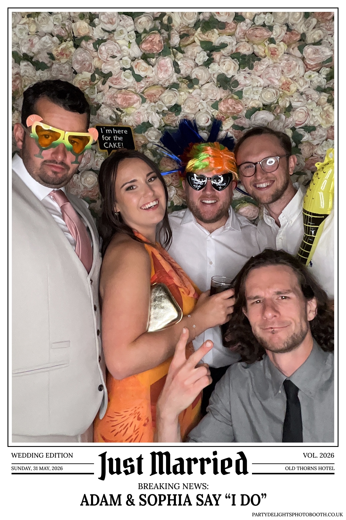 Adam and Sophia's Wedding | View more photos from the event at gallery.partydelightsphotobooth.co.uk/u/PartyDelightsPhotoBooth/Adam-and-Sophias-Wedding