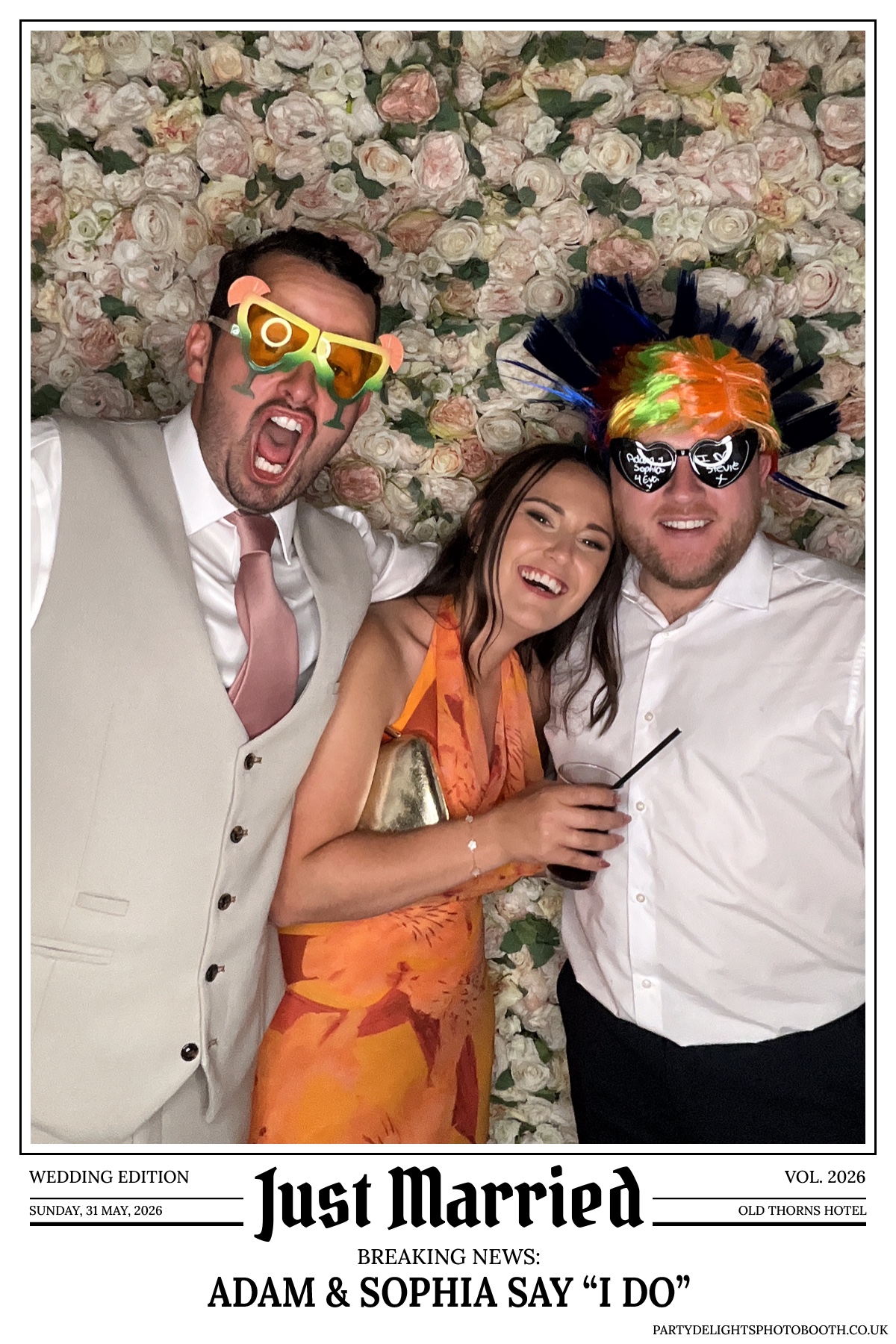 Adam and Sophia's Wedding | View more photos from the event at gallery.partydelightsphotobooth.co.uk/u/PartyDelightsPhotoBooth/Adam-and-Sophias-Wedding
