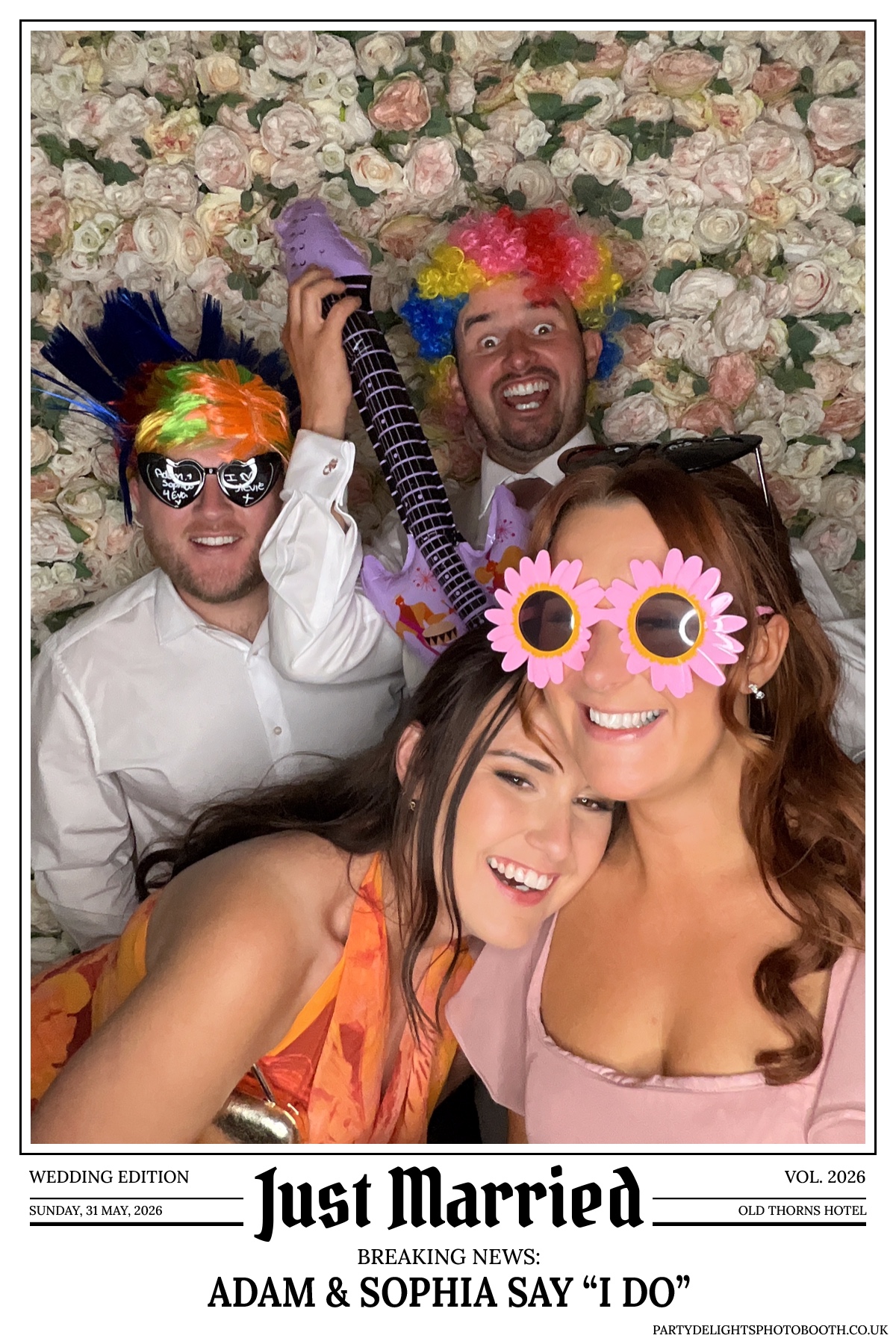 Adam and Sophia's Wedding | View more photos from the event at gallery.partydelightsphotobooth.co.uk/u/PartyDelightsPhotoBooth/Adam-and-Sophias-Wedding