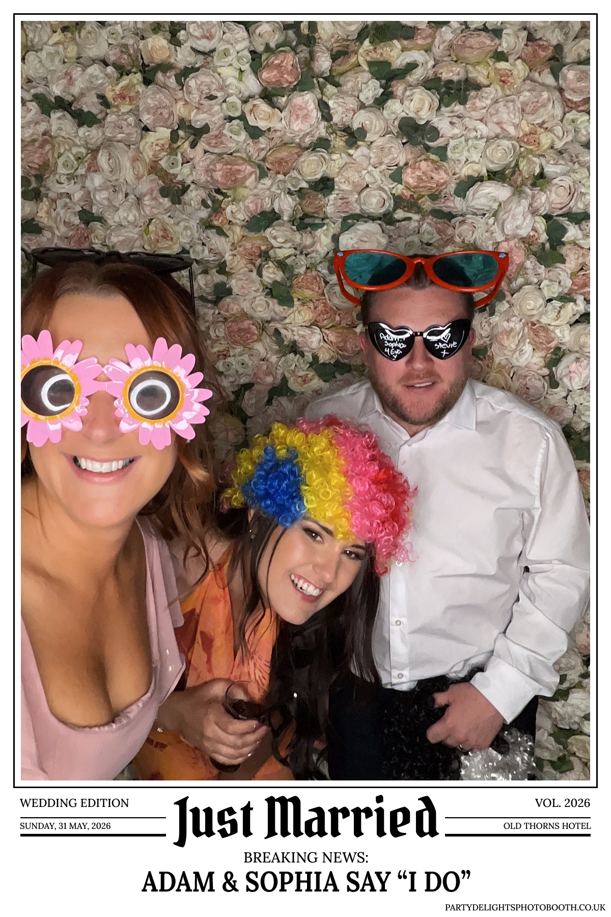 Adam and Sophia's Wedding | View more photos from the event at gallery.partydelightsphotobooth.co.uk/u/PartyDelightsPhotoBooth/Adam-and-Sophias-Wedding