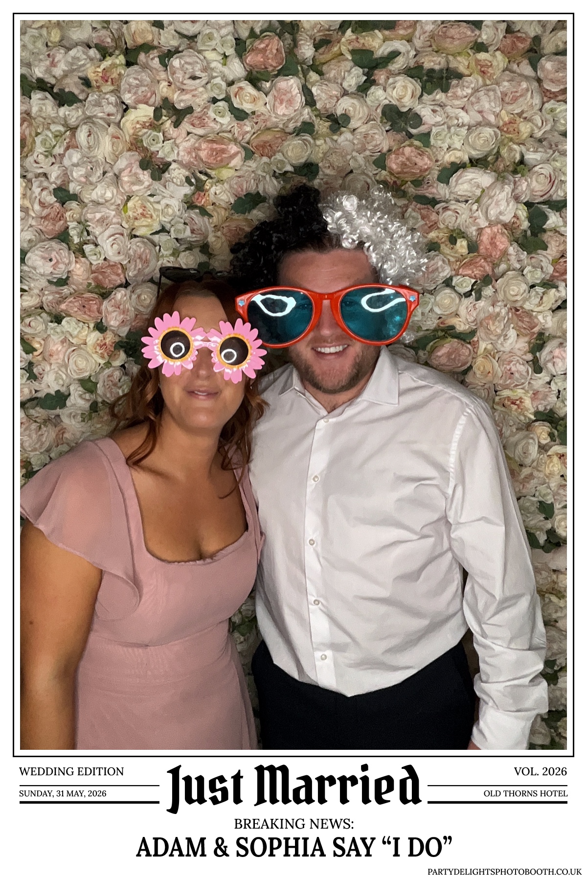 Adam and Sophia's Wedding | View more photos from the event at gallery.partydelightsphotobooth.co.uk/u/PartyDelightsPhotoBooth/Adam-and-Sophias-Wedding