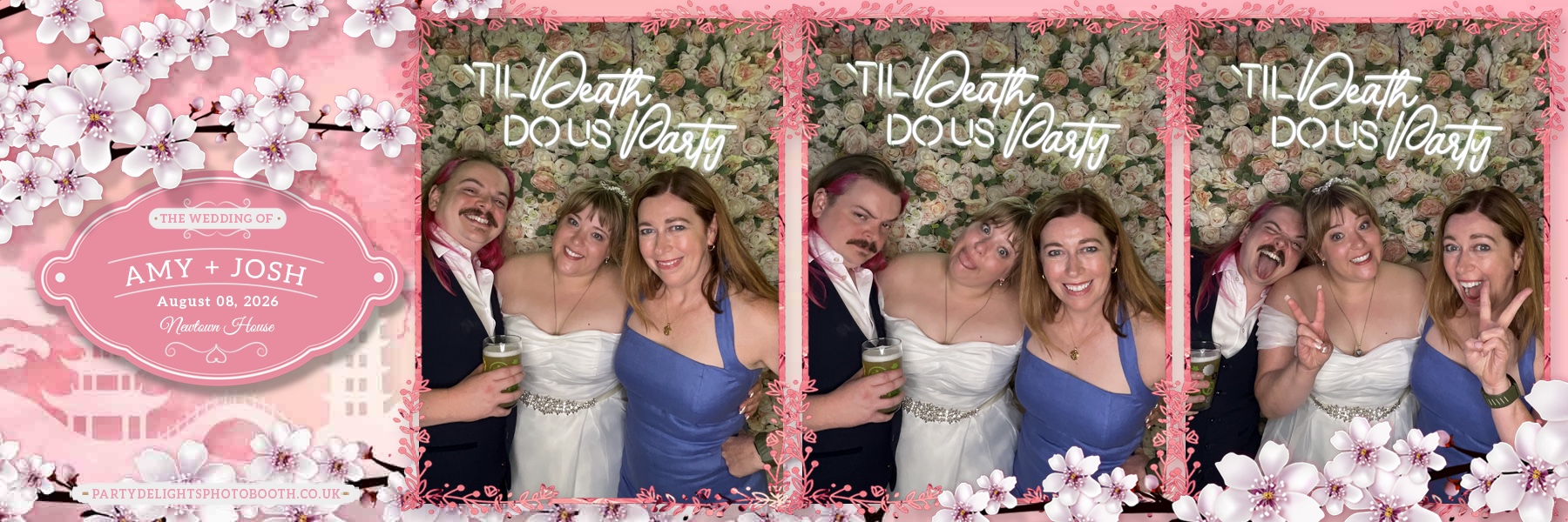 Amy & Josh Wedding | View more photos from the event at gallery.partydelightsphotobooth.co.uk/u/PartyDelightsPhotoBooth/Amy-Josh-Wedding