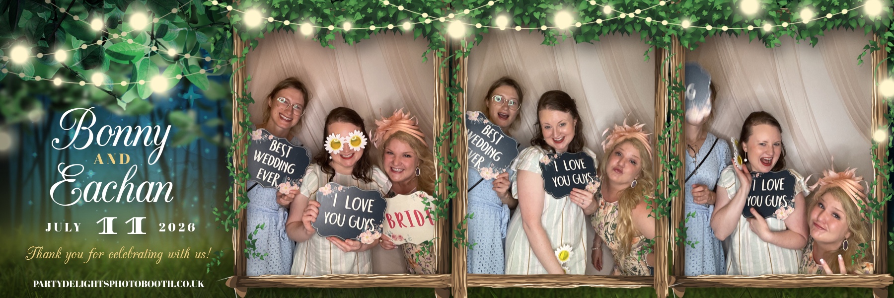 Bonny and Eachan's wedding | View more photos from the event at gallery.partydelightsphotobooth.co.uk/u/PartyDelightsPhotoBooth/Bonny-and-Eachans-wedding