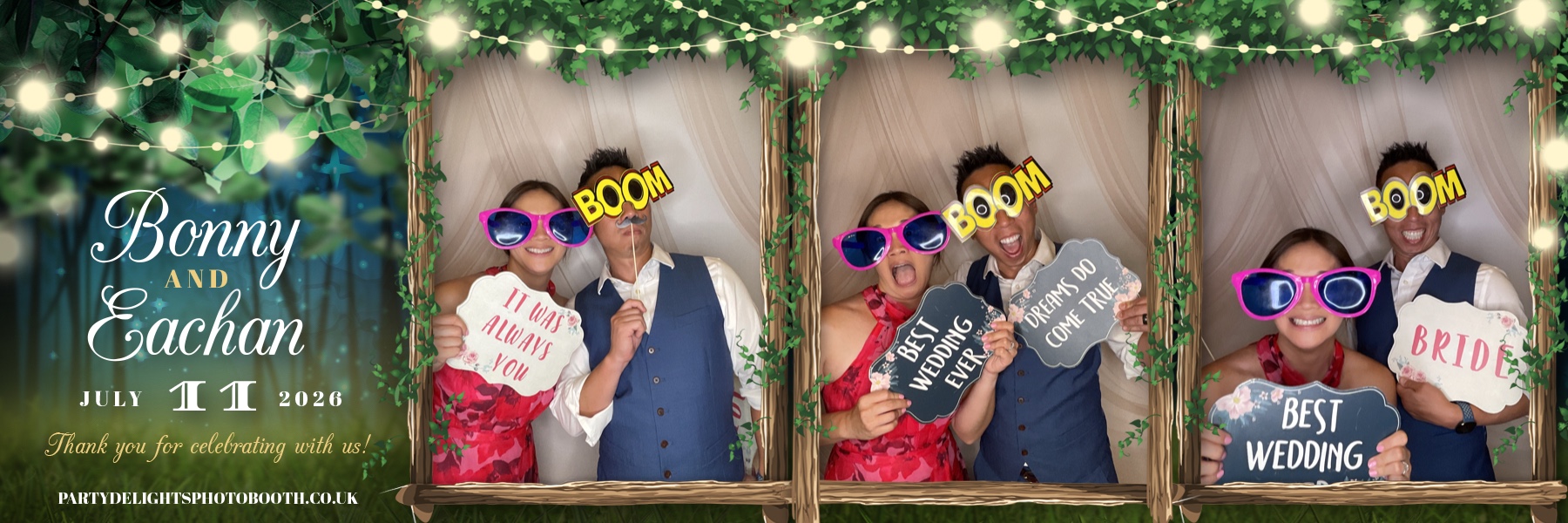 Bonny and Eachan's wedding | View more photos from the event at gallery.partydelightsphotobooth.co.uk/u/PartyDelightsPhotoBooth/Bonny-and-Eachans-wedding