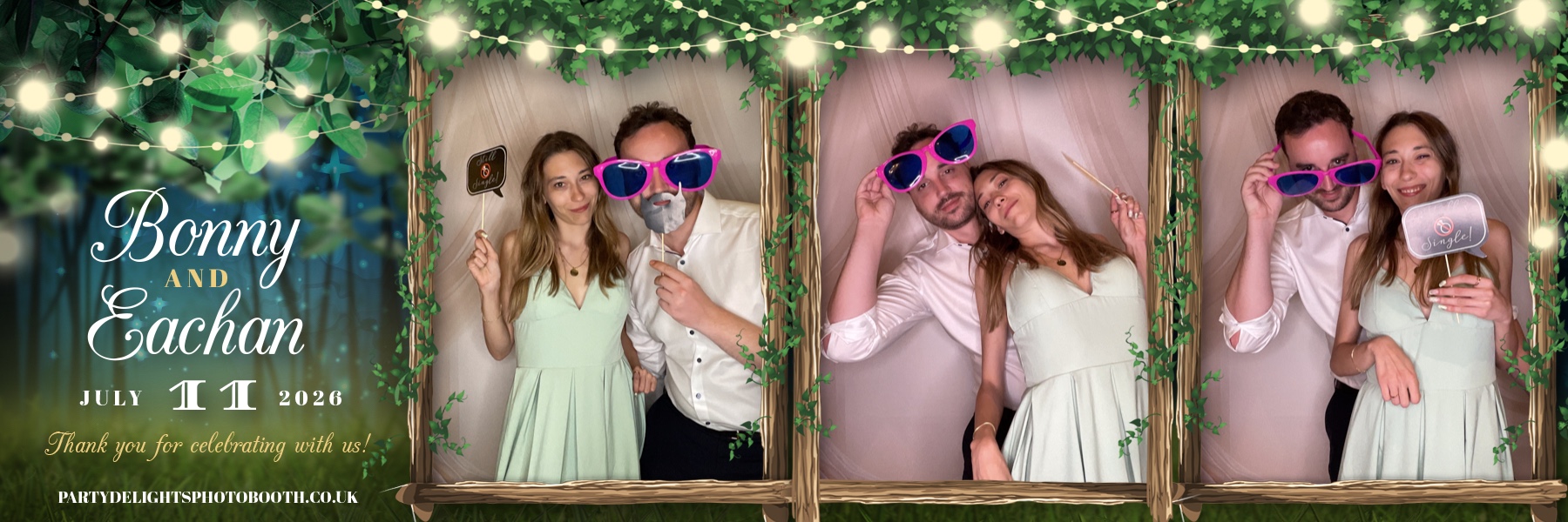 Bonny and Eachan's wedding | View more photos from the event at gallery.partydelightsphotobooth.co.uk/u/PartyDelightsPhotoBooth/Bonny-and-Eachans-wedding