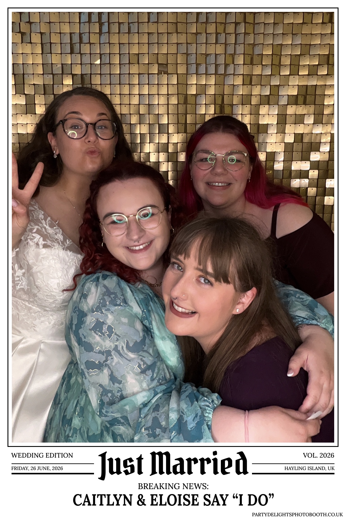 Caitlyn and Eloise’s Wedding | View more photos from the event at gallery.partydelightsphotobooth.co.uk/u/PartyDelightsPhotoBooth/Caitlyn-and-Eloise’s-Wedding