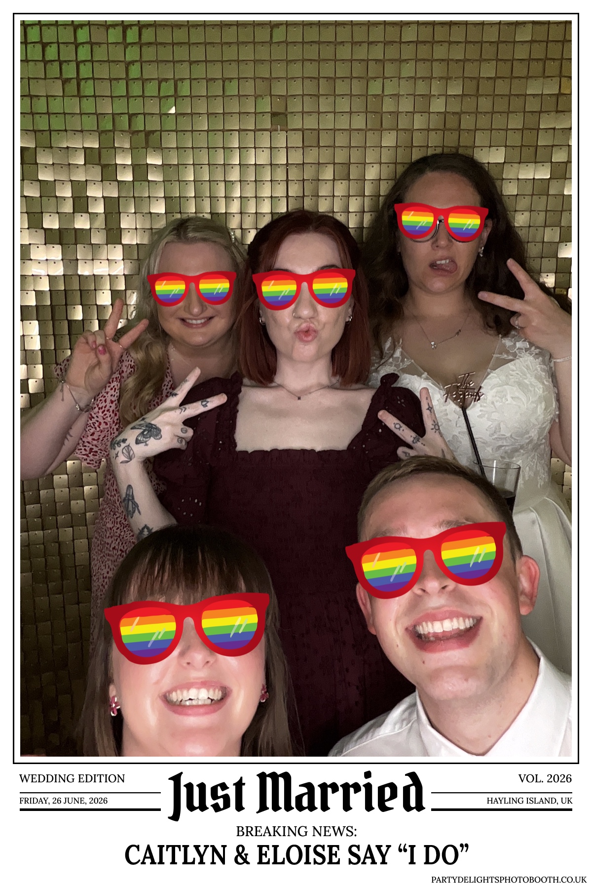 Caitlyn and Eloise’s Wedding | View more photos from the event at gallery.partydelightsphotobooth.co.uk/u/PartyDelightsPhotoBooth/Caitlyn-and-Eloise’s-Wedding