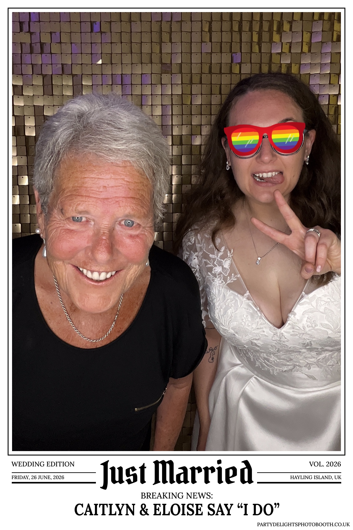 Caitlyn and Eloise’s Wedding | View more photos from the event at gallery.partydelightsphotobooth.co.uk/u/PartyDelightsPhotoBooth/Caitlyn-and-Eloise’s-Wedding