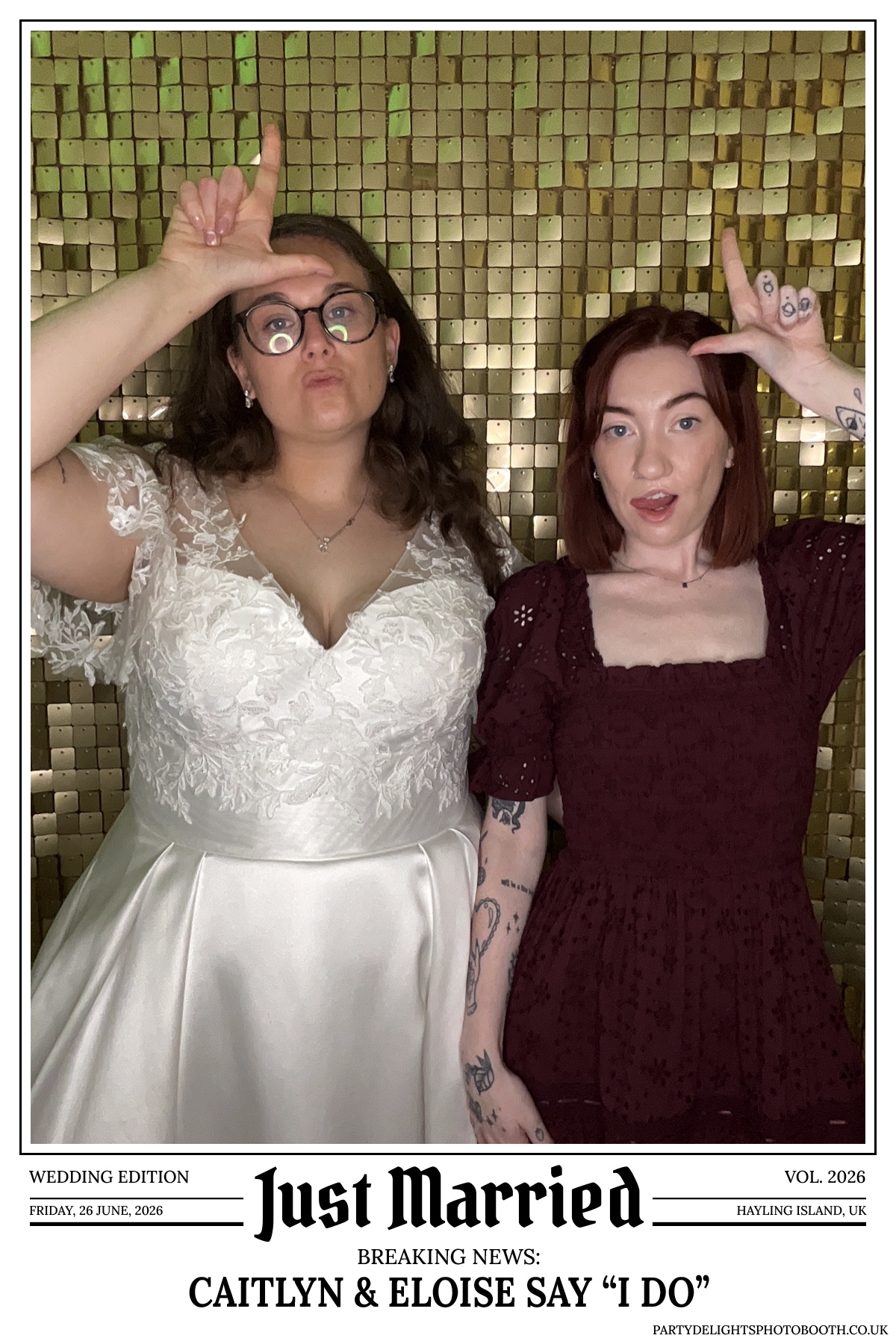 Caitlyn and Eloise’s Wedding | View more photos from the event at gallery.partydelightsphotobooth.co.uk/u/PartyDelightsPhotoBooth/Caitlyn-and-Eloise’s-Wedding