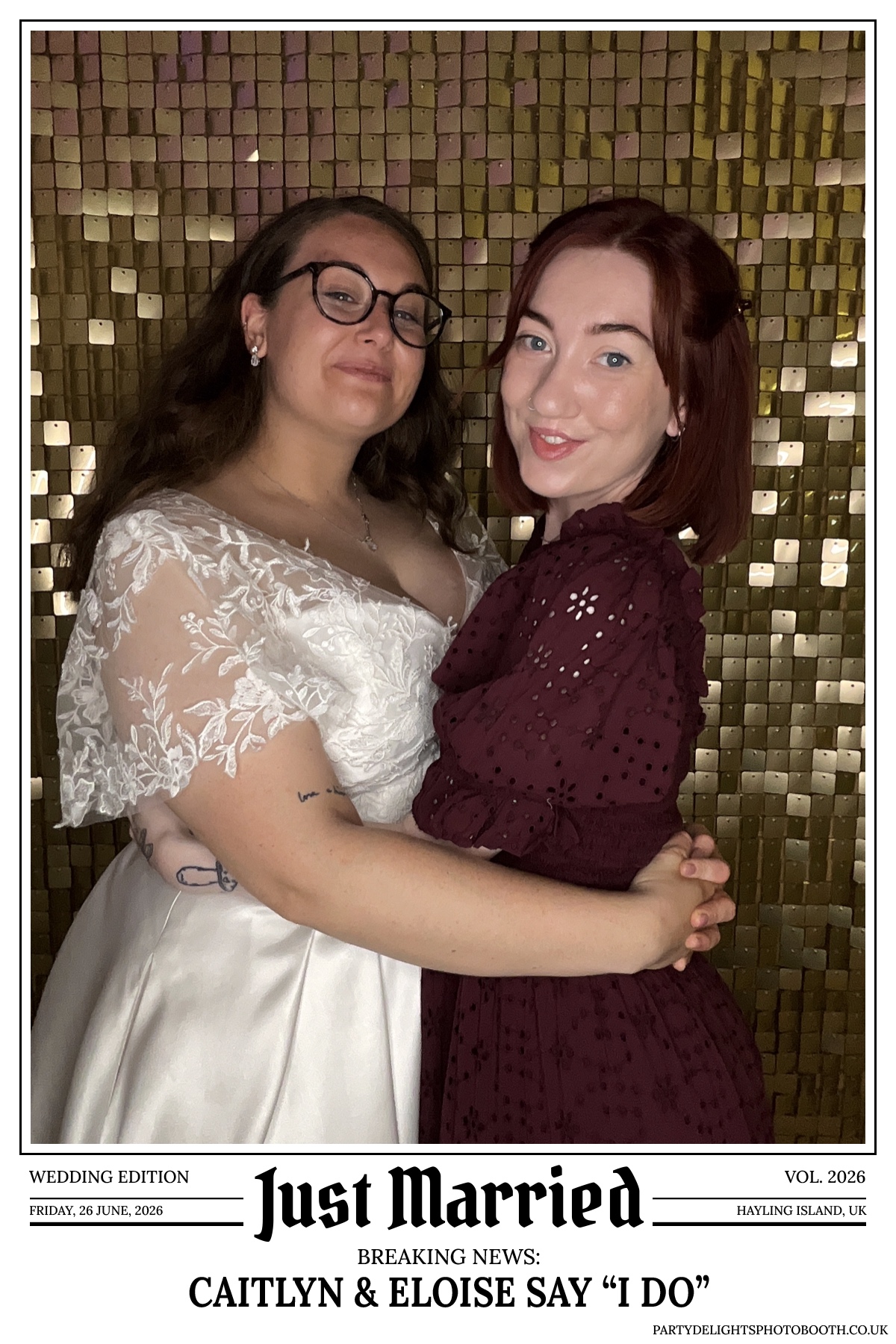 Caitlyn and Eloise’s Wedding | View more photos from the event at gallery.partydelightsphotobooth.co.uk/u/PartyDelightsPhotoBooth/Caitlyn-and-Eloise’s-Wedding