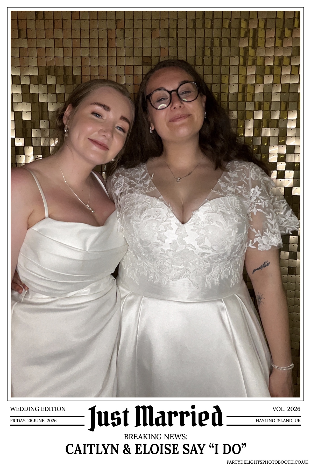 Caitlyn and Eloise’s Wedding | View more photos from the event at gallery.partydelightsphotobooth.co.uk/u/PartyDelightsPhotoBooth/Caitlyn-and-Eloise’s-Wedding