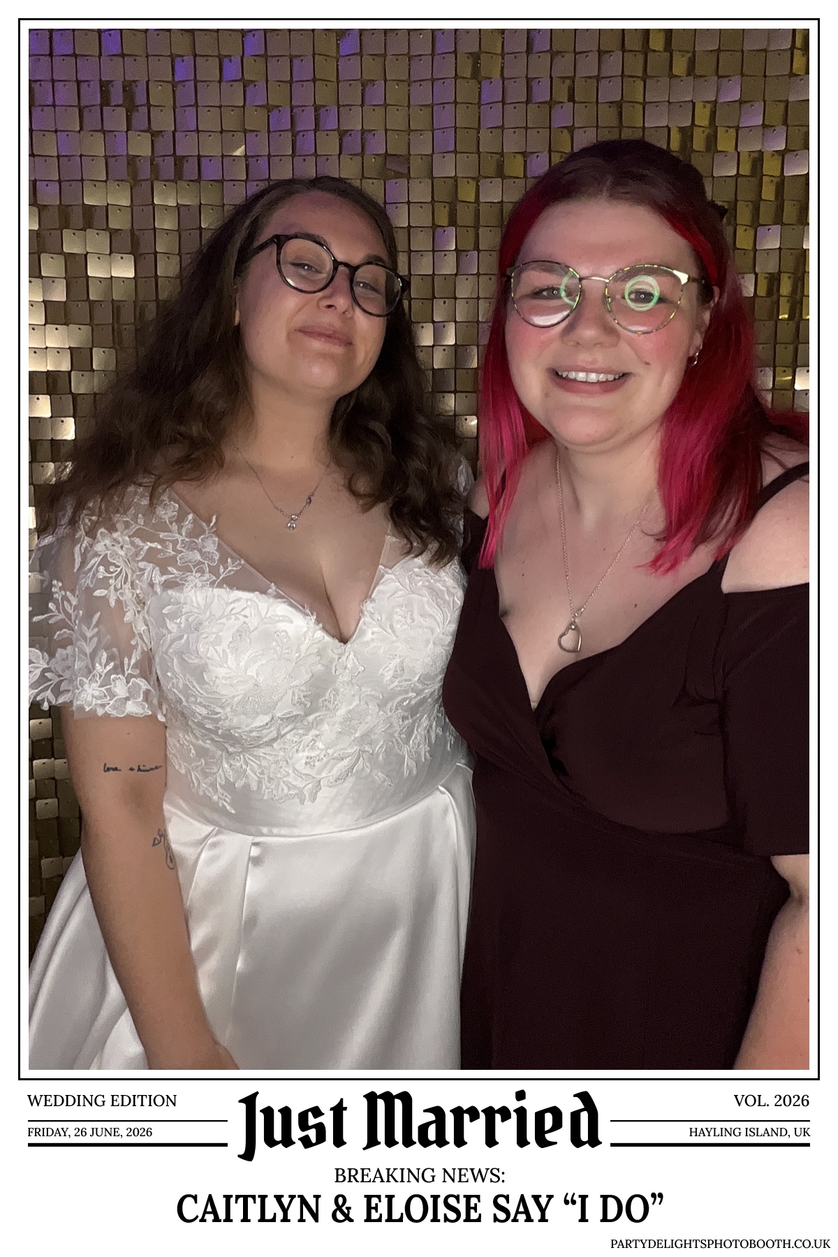 Caitlyn and Eloise’s Wedding | View more photos from the event at gallery.partydelightsphotobooth.co.uk/u/PartyDelightsPhotoBooth/Caitlyn-and-Eloise’s-Wedding