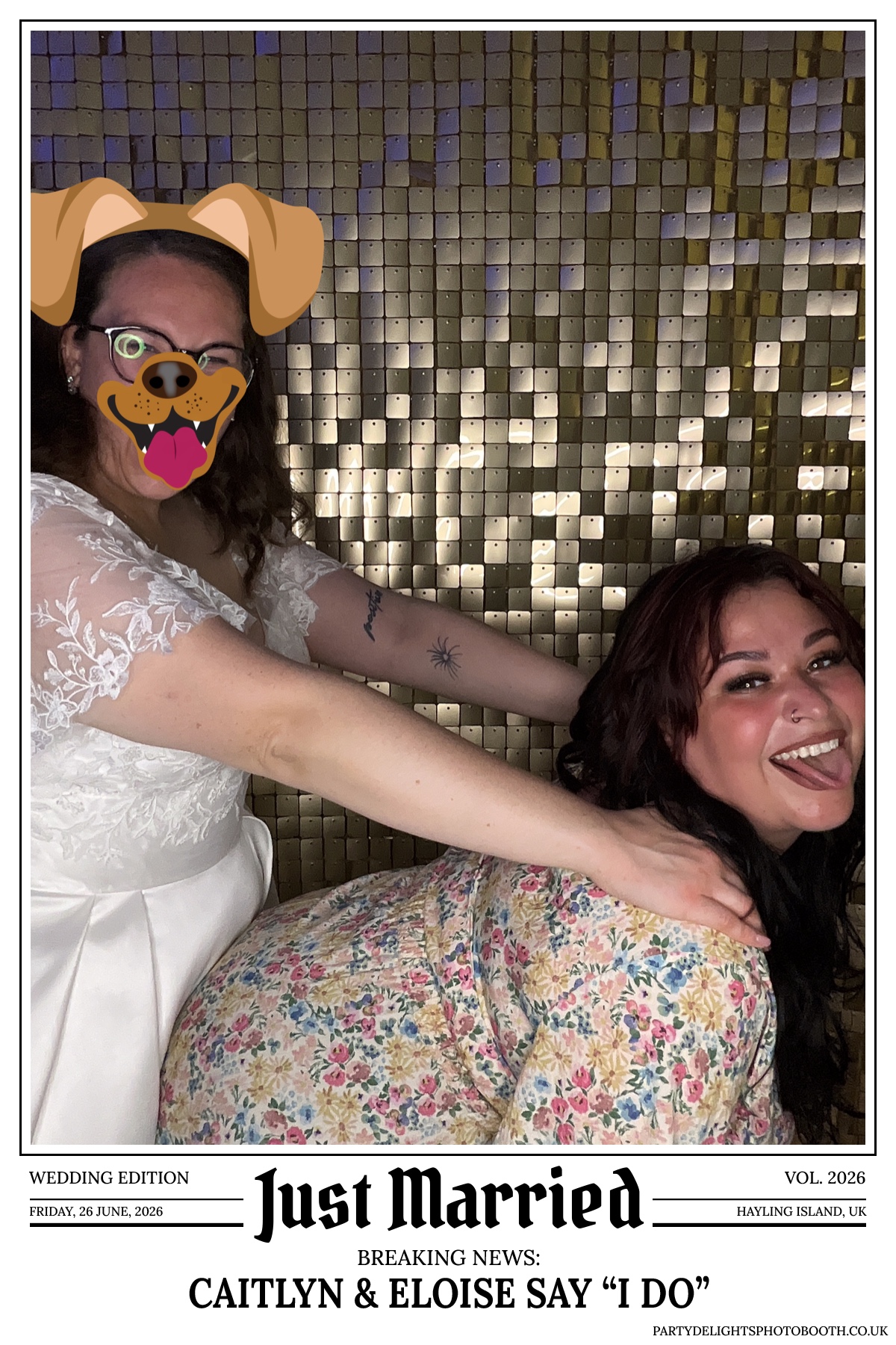 Caitlyn and Eloise’s Wedding | View more photos from the event at gallery.partydelightsphotobooth.co.uk/u/PartyDelightsPhotoBooth/Caitlyn-and-Eloise’s-Wedding