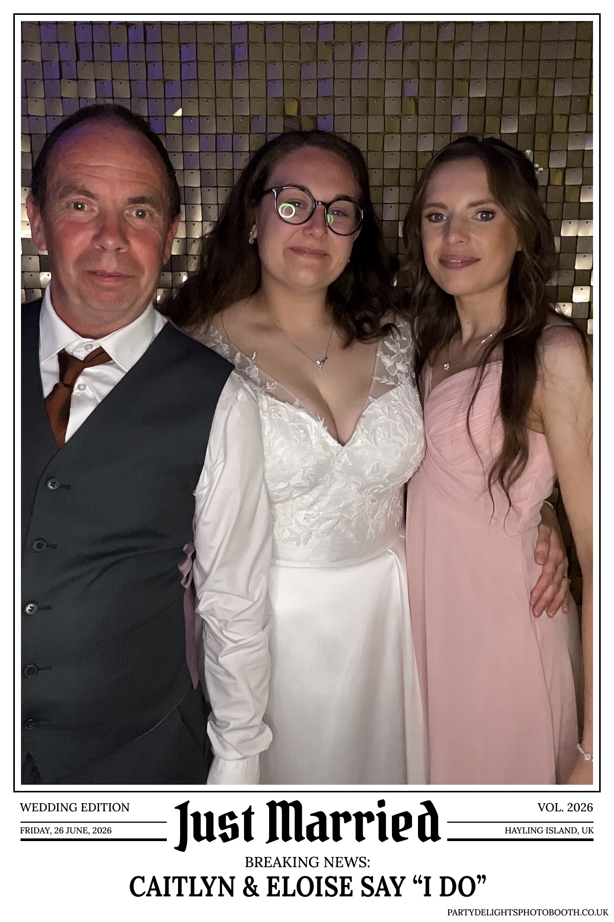 Caitlyn and Eloise’s Wedding | View more photos from the event at gallery.partydelightsphotobooth.co.uk/u/PartyDelightsPhotoBooth/Caitlyn-and-Eloise’s-Wedding