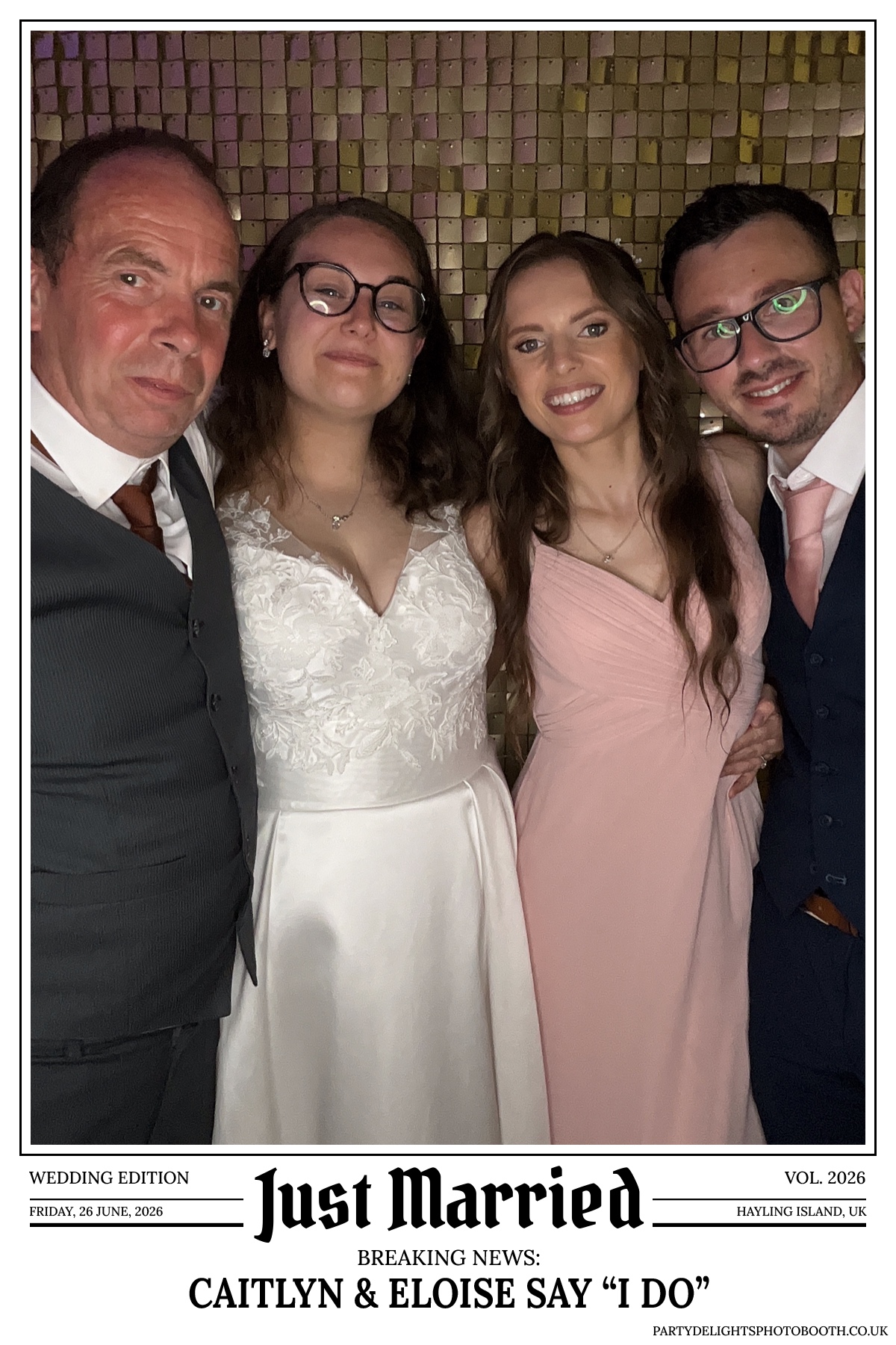 Caitlyn and Eloise’s Wedding | View more photos from the event at gallery.partydelightsphotobooth.co.uk/u/PartyDelightsPhotoBooth/Caitlyn-and-Eloise’s-Wedding