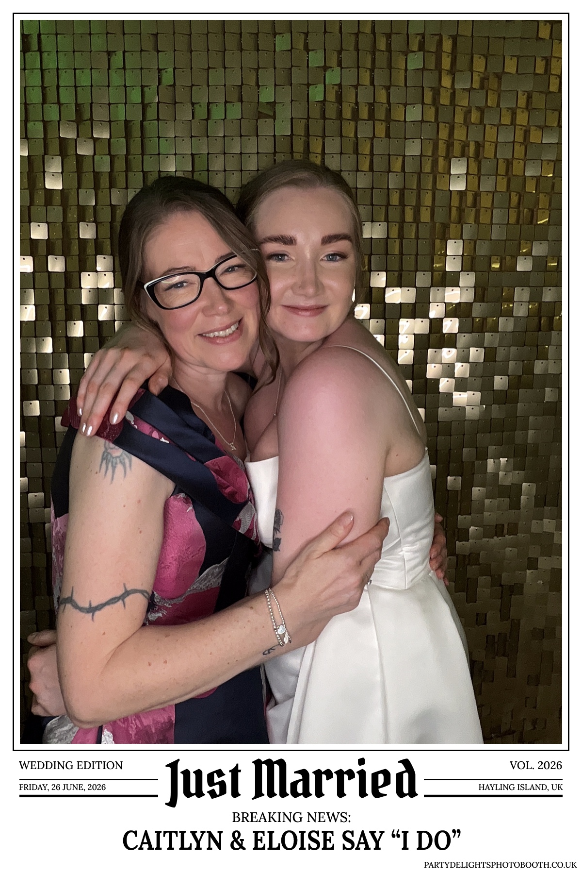 Caitlyn and Eloise’s Wedding | View more photos from the event at gallery.partydelightsphotobooth.co.uk/u/PartyDelightsPhotoBooth/Caitlyn-and-Eloise’s-Wedding