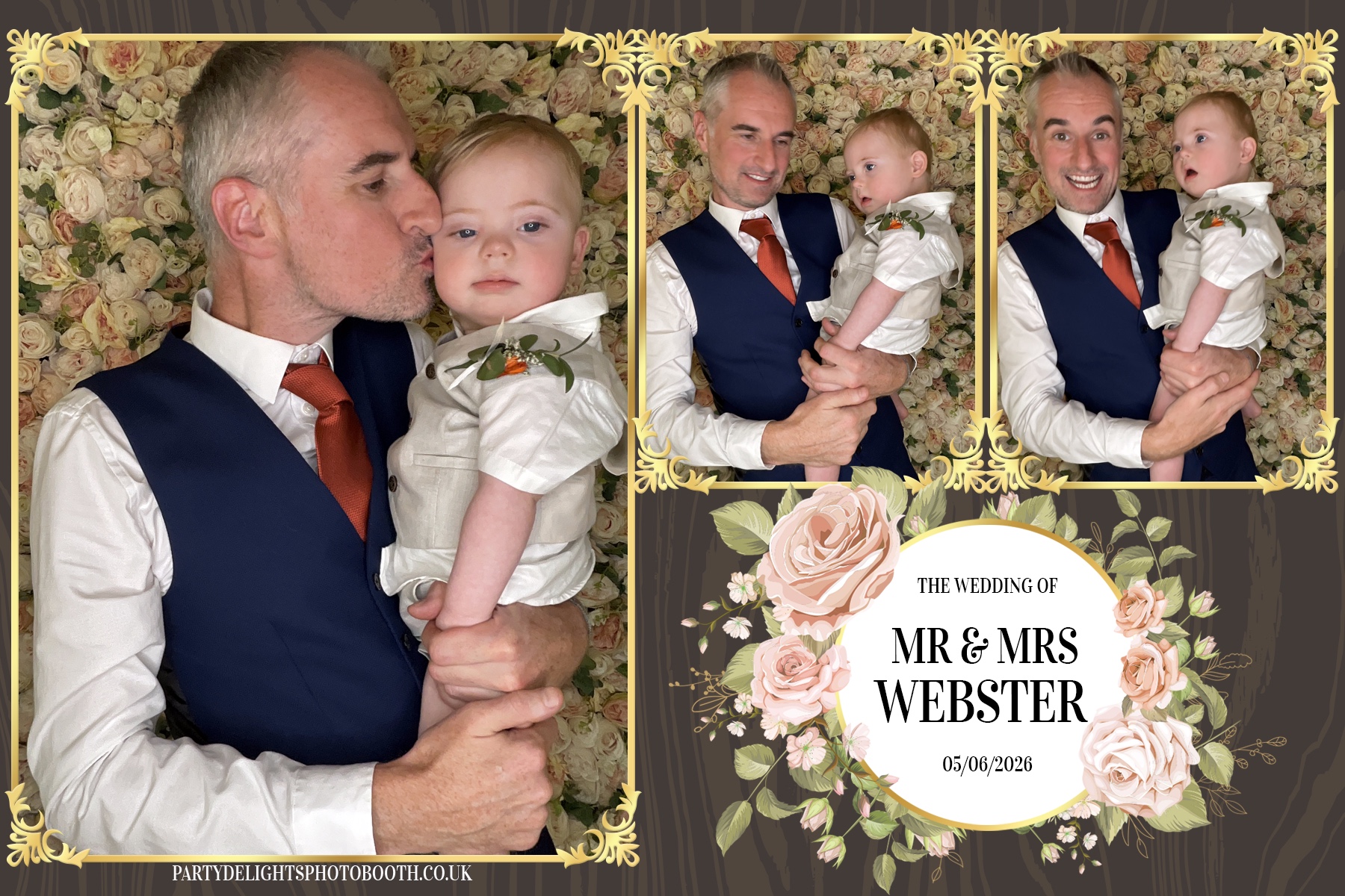 Dominic & Sarah-Jayne’s wedding | View more photos from the event at gallery.partydelightsphotobooth.co.uk/u/PartyDelightsPhotoBooth/Dominic-Sarah-Jayne’s-wedding