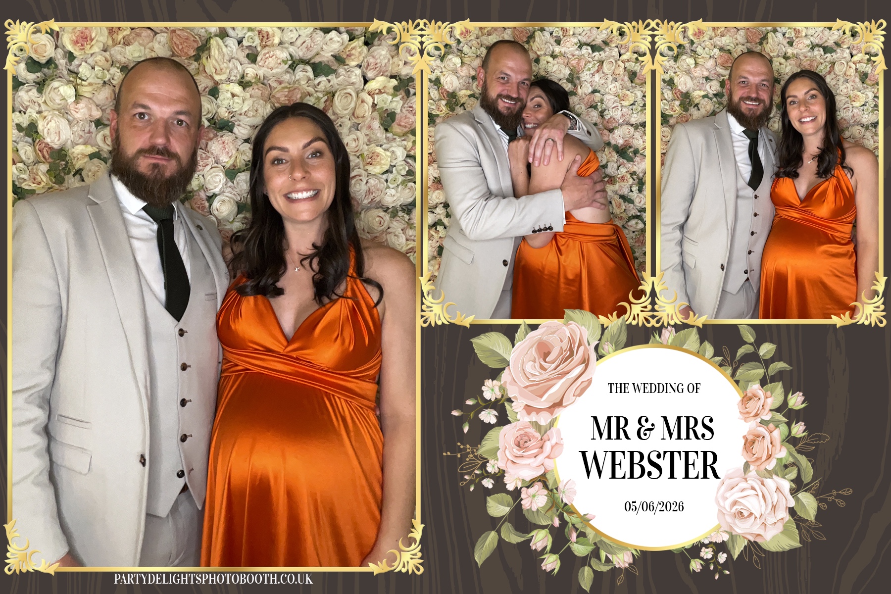 Dominic & Sarah-Jayne’s wedding | View more photos from the event at gallery.partydelightsphotobooth.co.uk/u/PartyDelightsPhotoBooth/Dominic-Sarah-Jayne’s-wedding