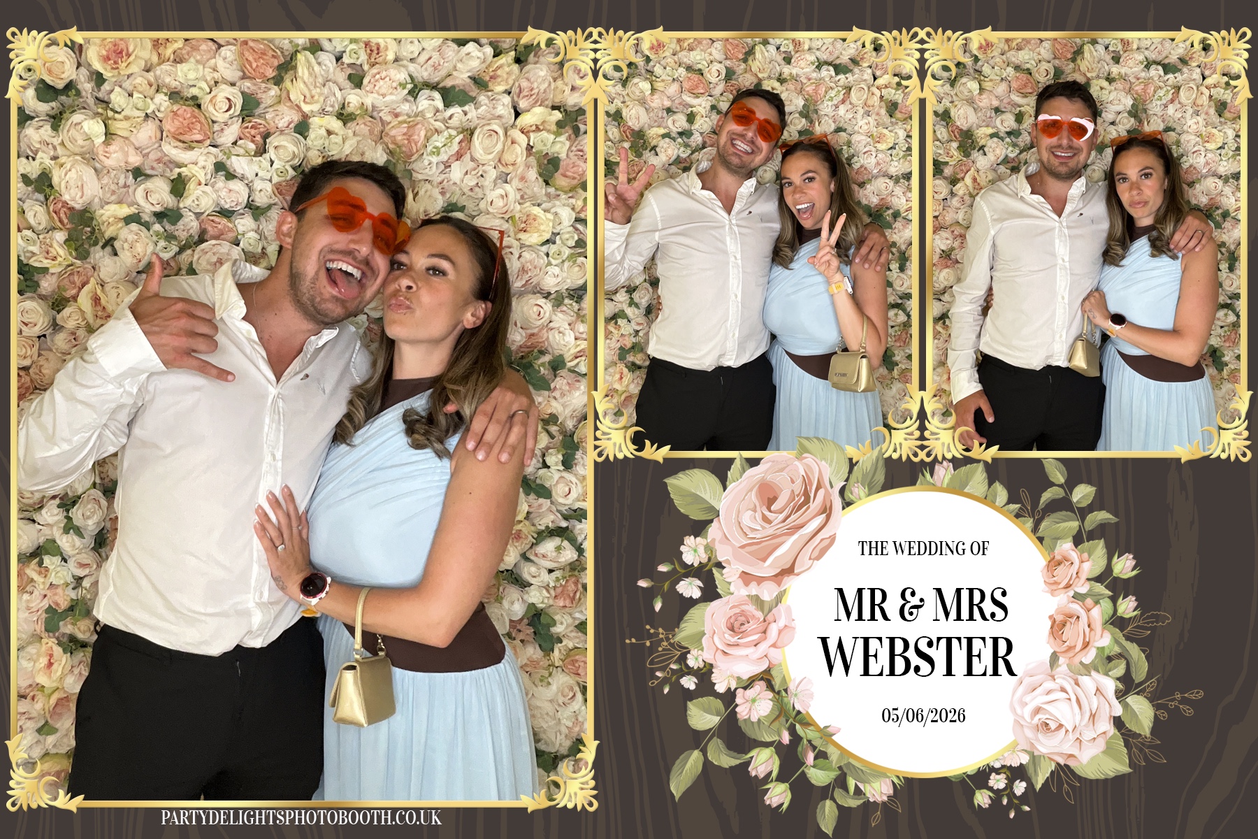 Dominic & Sarah-Jayne’s wedding | View more photos from the event at gallery.partydelightsphotobooth.co.uk/u/PartyDelightsPhotoBooth/Dominic-Sarah-Jayne’s-wedding