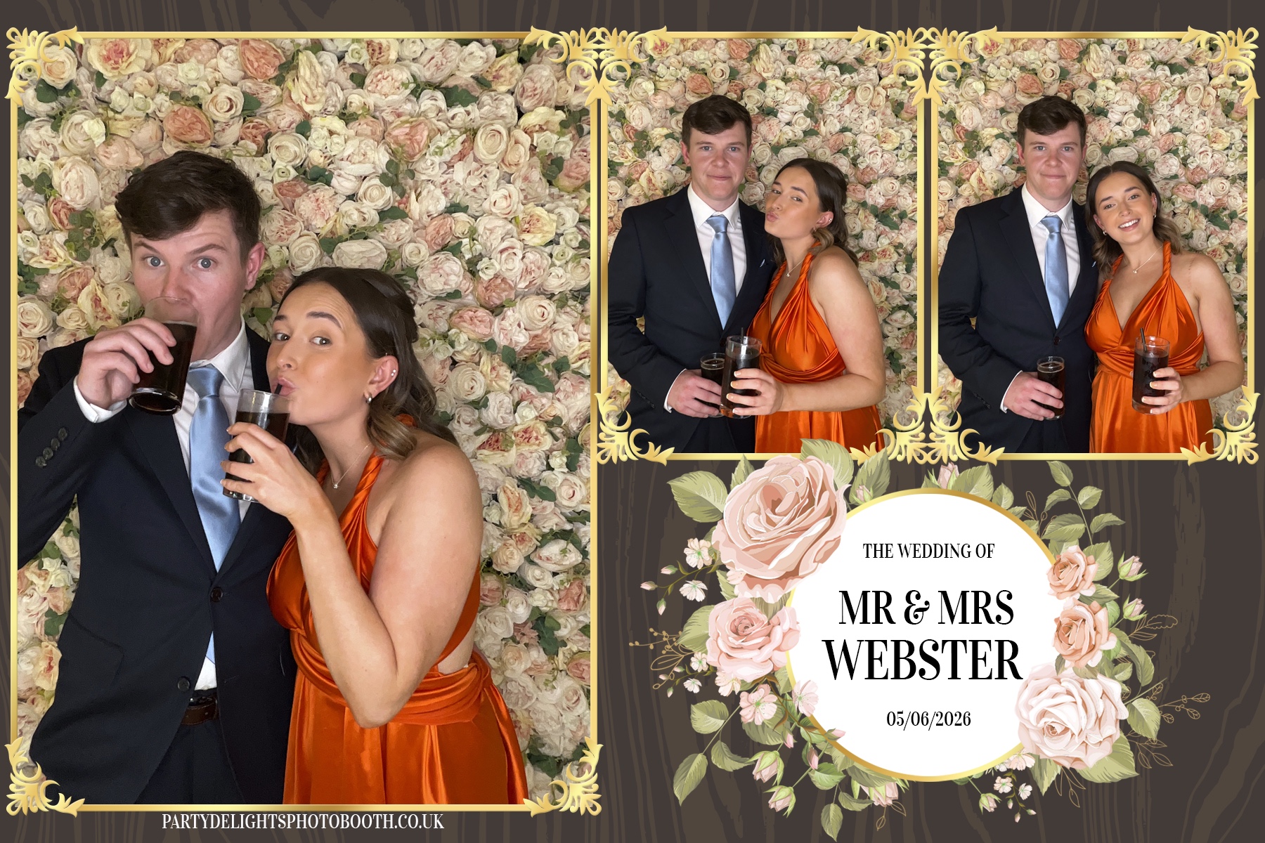 Dominic & Sarah-Jayne’s wedding | View more photos from the event at gallery.partydelightsphotobooth.co.uk/u/PartyDelightsPhotoBooth/Dominic-Sarah-Jayne’s-wedding