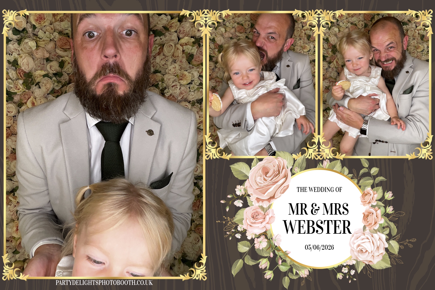 Dominic & Sarah-Jayne’s wedding | View more photos from the event at gallery.partydelightsphotobooth.co.uk/u/PartyDelightsPhotoBooth/Dominic-Sarah-Jayne’s-wedding