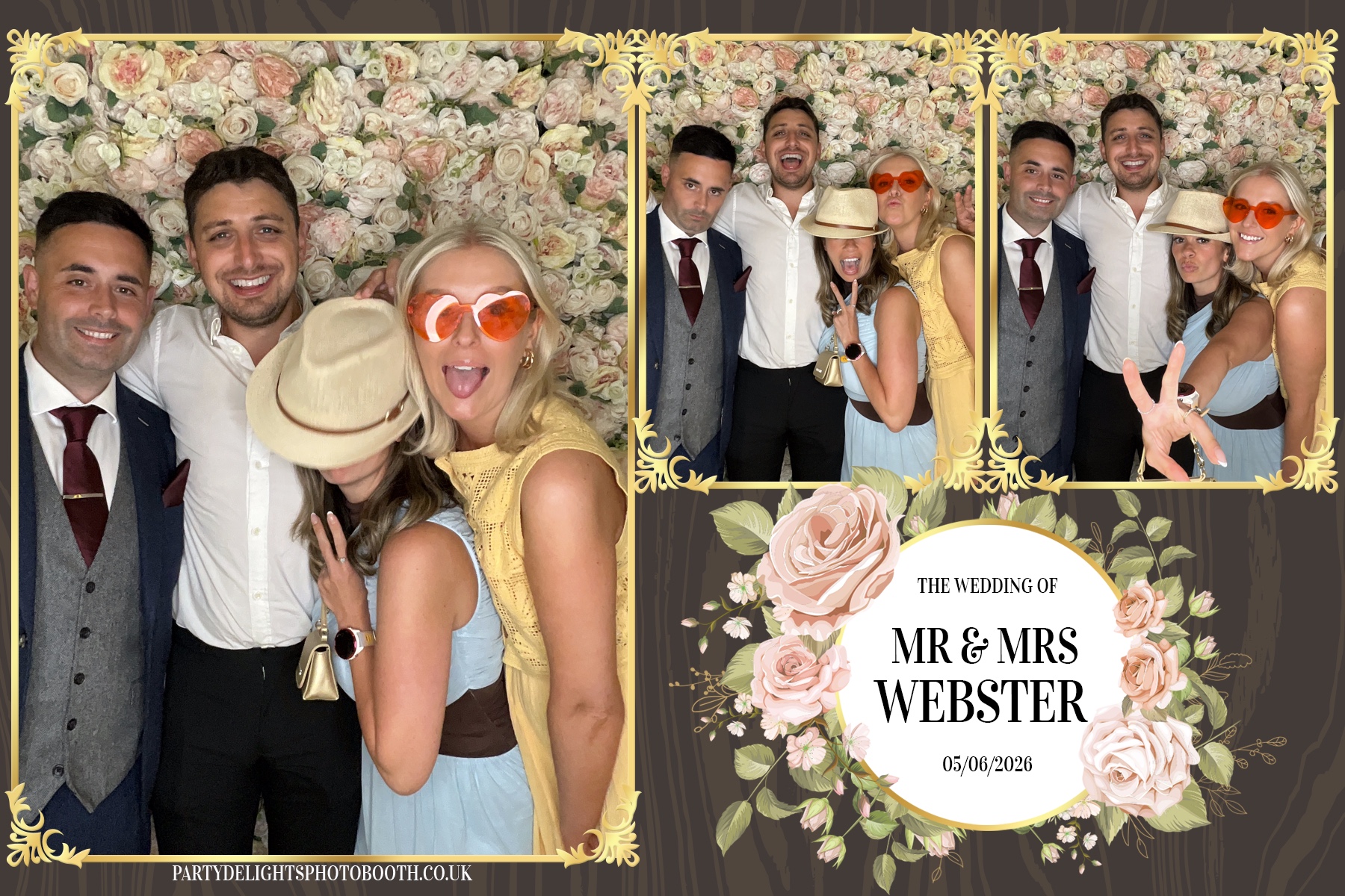 Dominic & Sarah-Jayne’s wedding | View more photos from the event at gallery.partydelightsphotobooth.co.uk/u/PartyDelightsPhotoBooth/Dominic-Sarah-Jayne’s-wedding