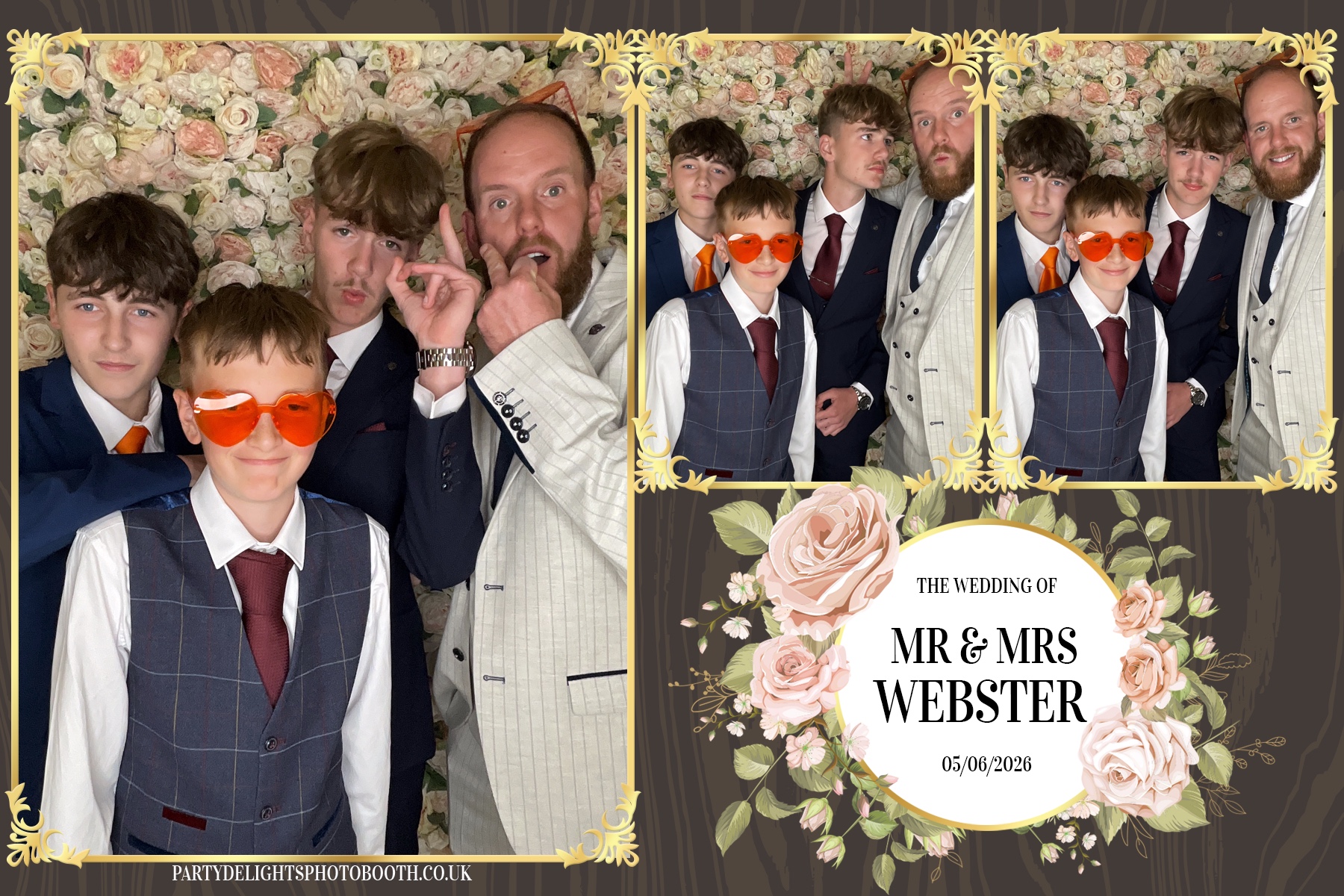 Dominic & Sarah-Jayne’s wedding | View more photos from the event at gallery.partydelightsphotobooth.co.uk/u/PartyDelightsPhotoBooth/Dominic-Sarah-Jayne’s-wedding