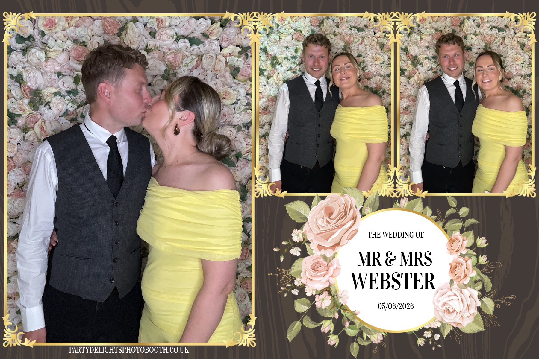 Dominic & Sarah-Jayne’s wedding | View more photos from the event at gallery.partydelightsphotobooth.co.uk/u/PartyDelightsPhotoBooth/Dominic-Sarah-Jayne’s-wedding