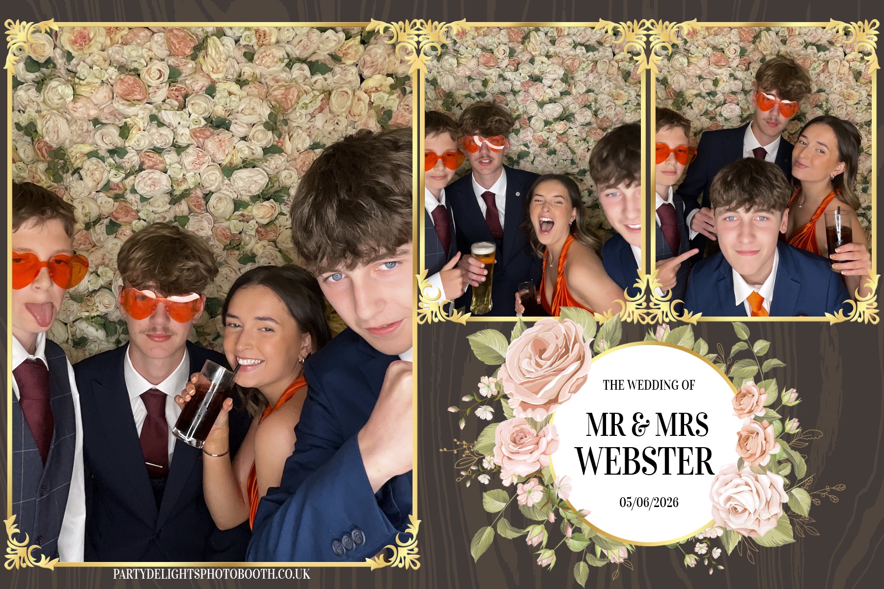 Dominic & Sarah-Jayne’s wedding | View more photos from the event at gallery.partydelightsphotobooth.co.uk/u/PartyDelightsPhotoBooth/Dominic-Sarah-Jayne’s-wedding