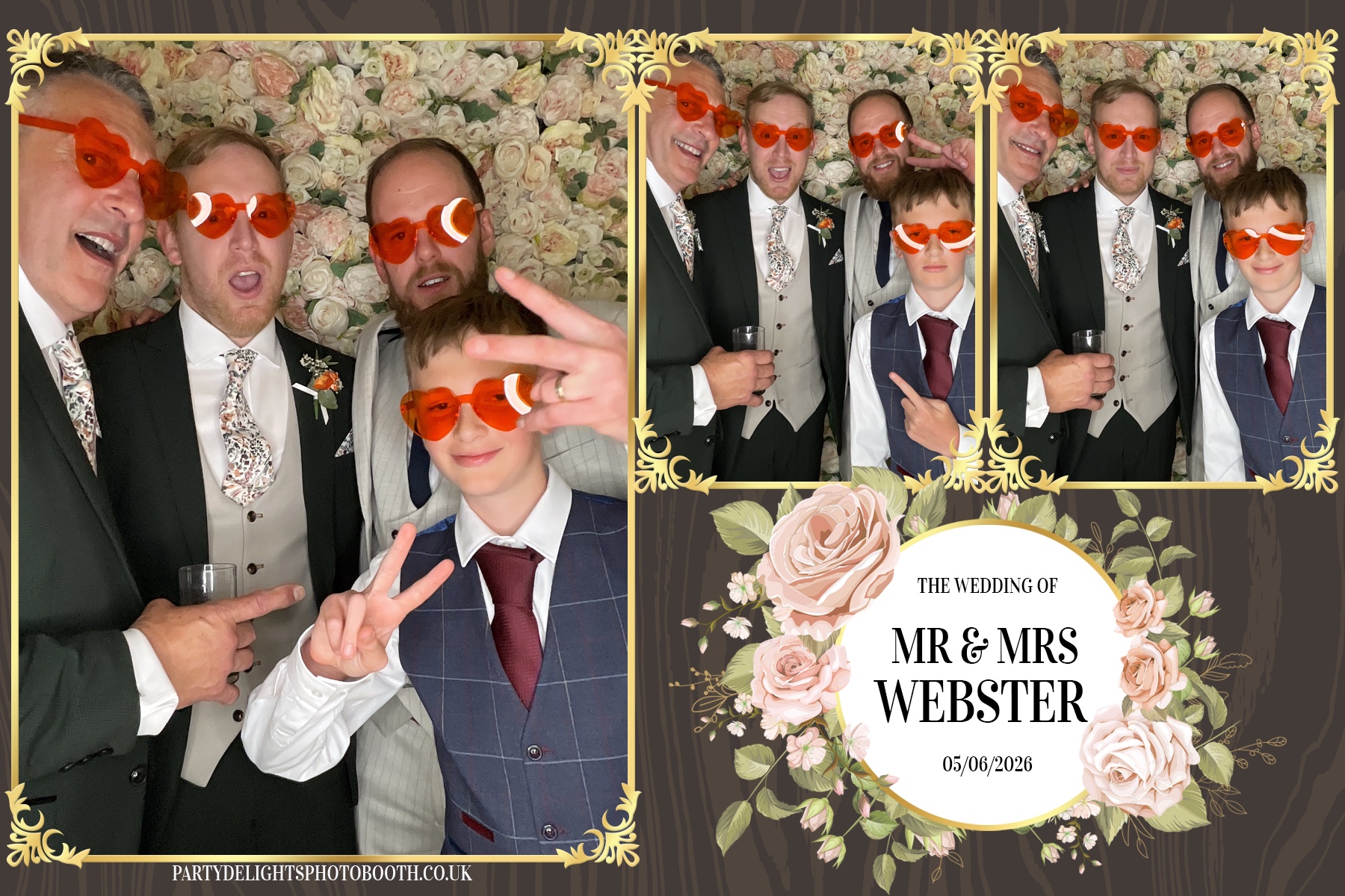 Dominic & Sarah-Jayne’s wedding | View more photos from the event at gallery.partydelightsphotobooth.co.uk/u/PartyDelightsPhotoBooth/Dominic-Sarah-Jayne’s-wedding
