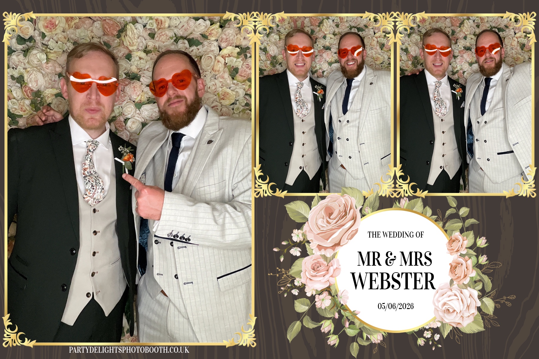 Dominic & Sarah-Jayne’s wedding | View more photos from the event at gallery.partydelightsphotobooth.co.uk/u/PartyDelightsPhotoBooth/Dominic-Sarah-Jayne’s-wedding