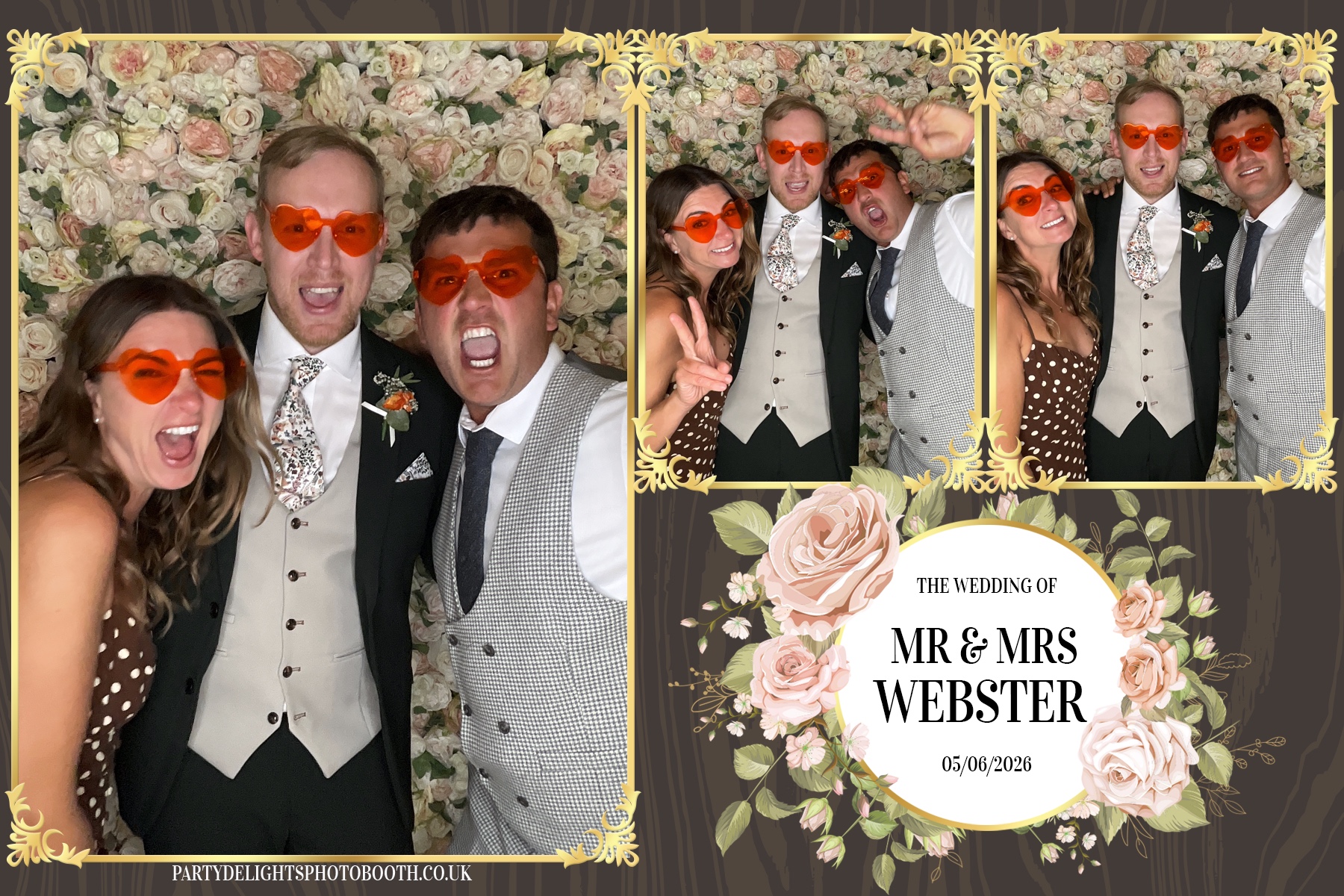 Dominic & Sarah-Jayne’s wedding | View more photos from the event at gallery.partydelightsphotobooth.co.uk/u/PartyDelightsPhotoBooth/Dominic-Sarah-Jayne’s-wedding