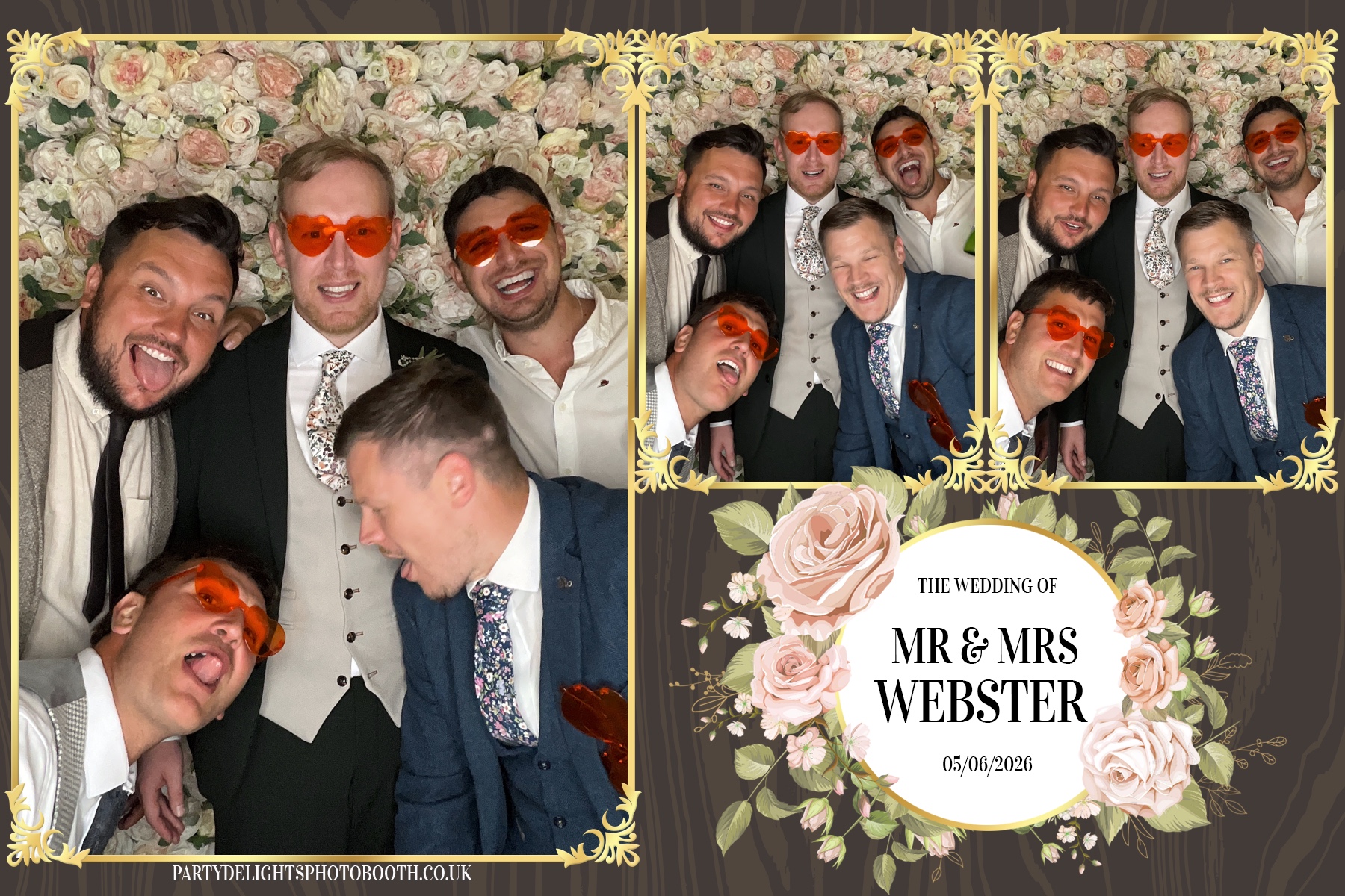 Dominic & Sarah-Jayne’s wedding | View more photos from the event at gallery.partydelightsphotobooth.co.uk/u/PartyDelightsPhotoBooth/Dominic-Sarah-Jayne’s-wedding