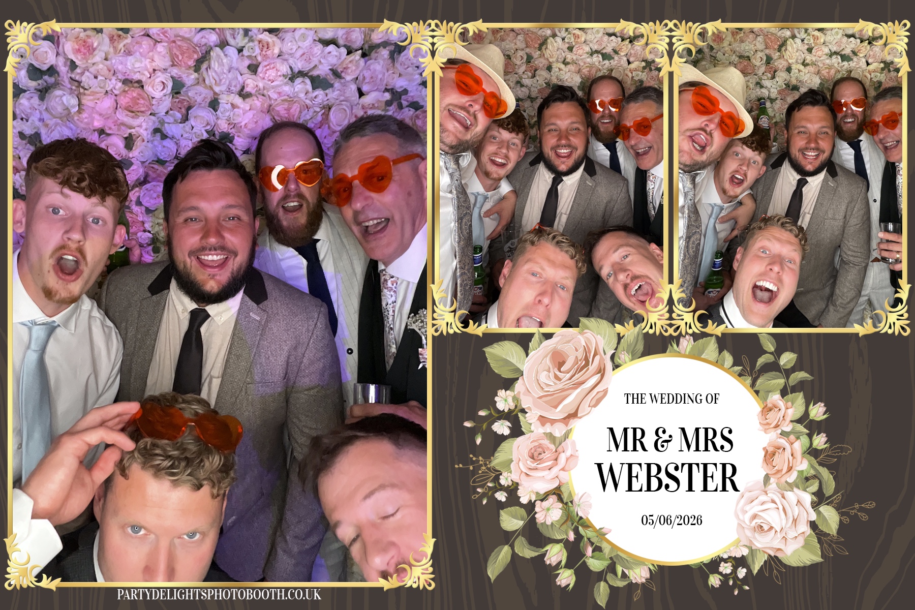 Dominic & Sarah-Jayne’s wedding | View more photos from the event at gallery.partydelightsphotobooth.co.uk/u/PartyDelightsPhotoBooth/Dominic-Sarah-Jayne’s-wedding