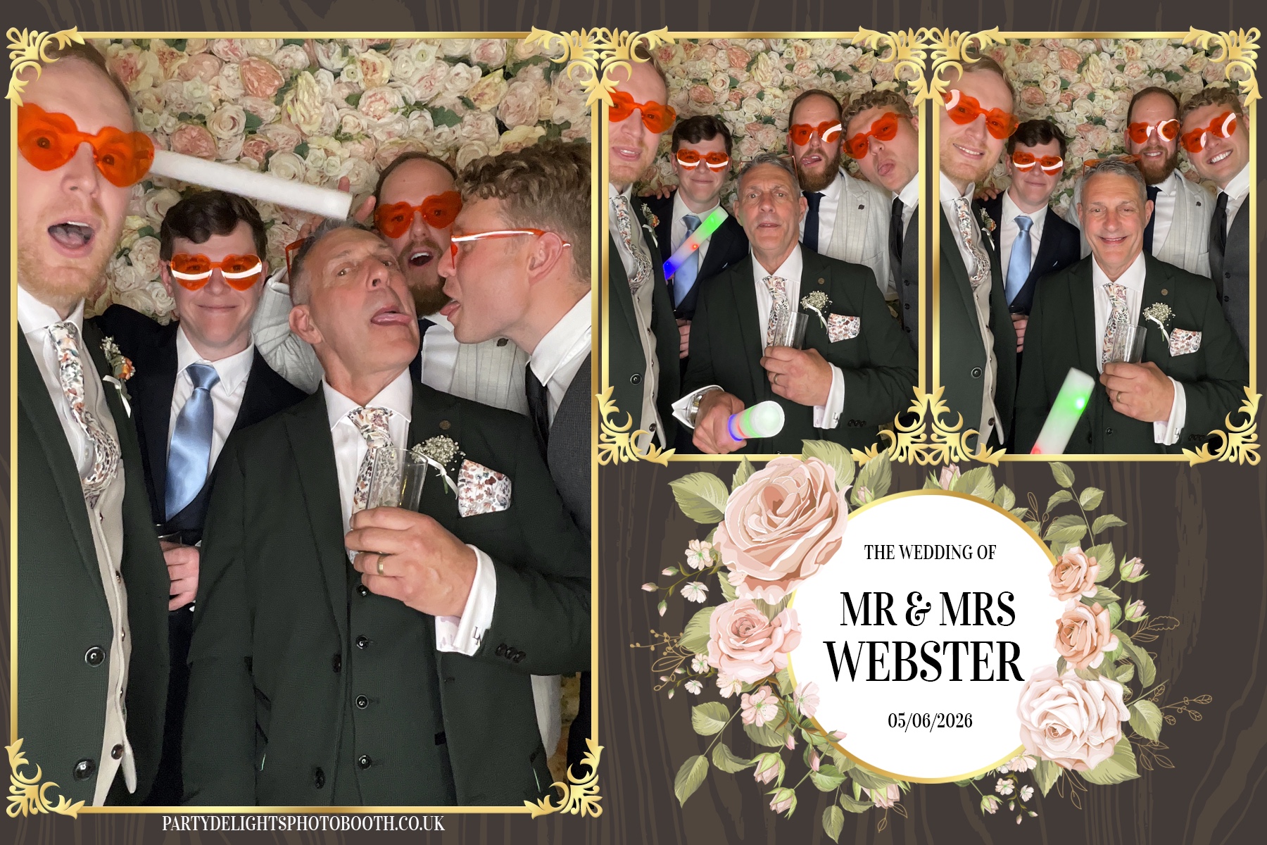 Dominic & Sarah-Jayne’s wedding | View more photos from the event at gallery.partydelightsphotobooth.co.uk/u/PartyDelightsPhotoBooth/Dominic-Sarah-Jayne’s-wedding