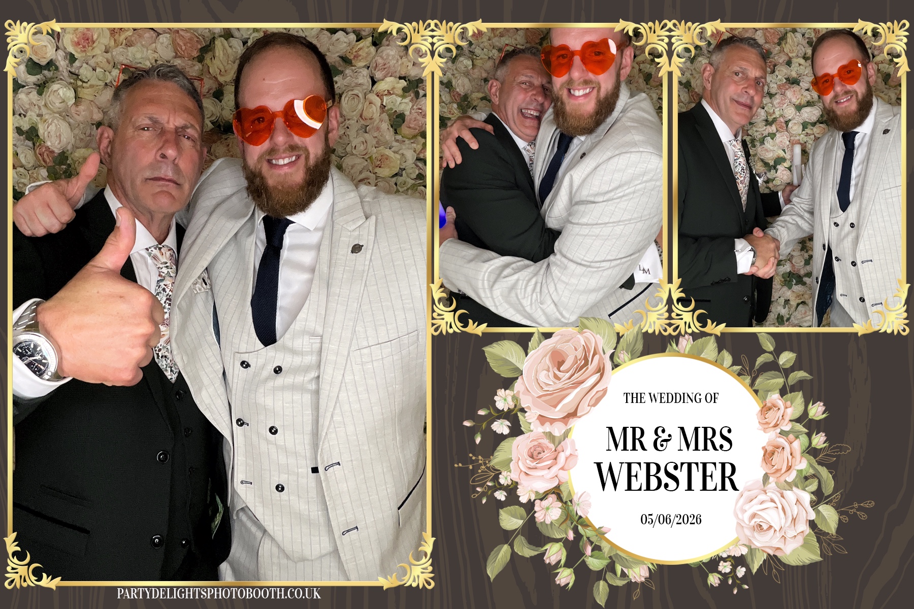 Dominic & Sarah-Jayne’s wedding | View more photos from the event at gallery.partydelightsphotobooth.co.uk/u/PartyDelightsPhotoBooth/Dominic-Sarah-Jayne’s-wedding