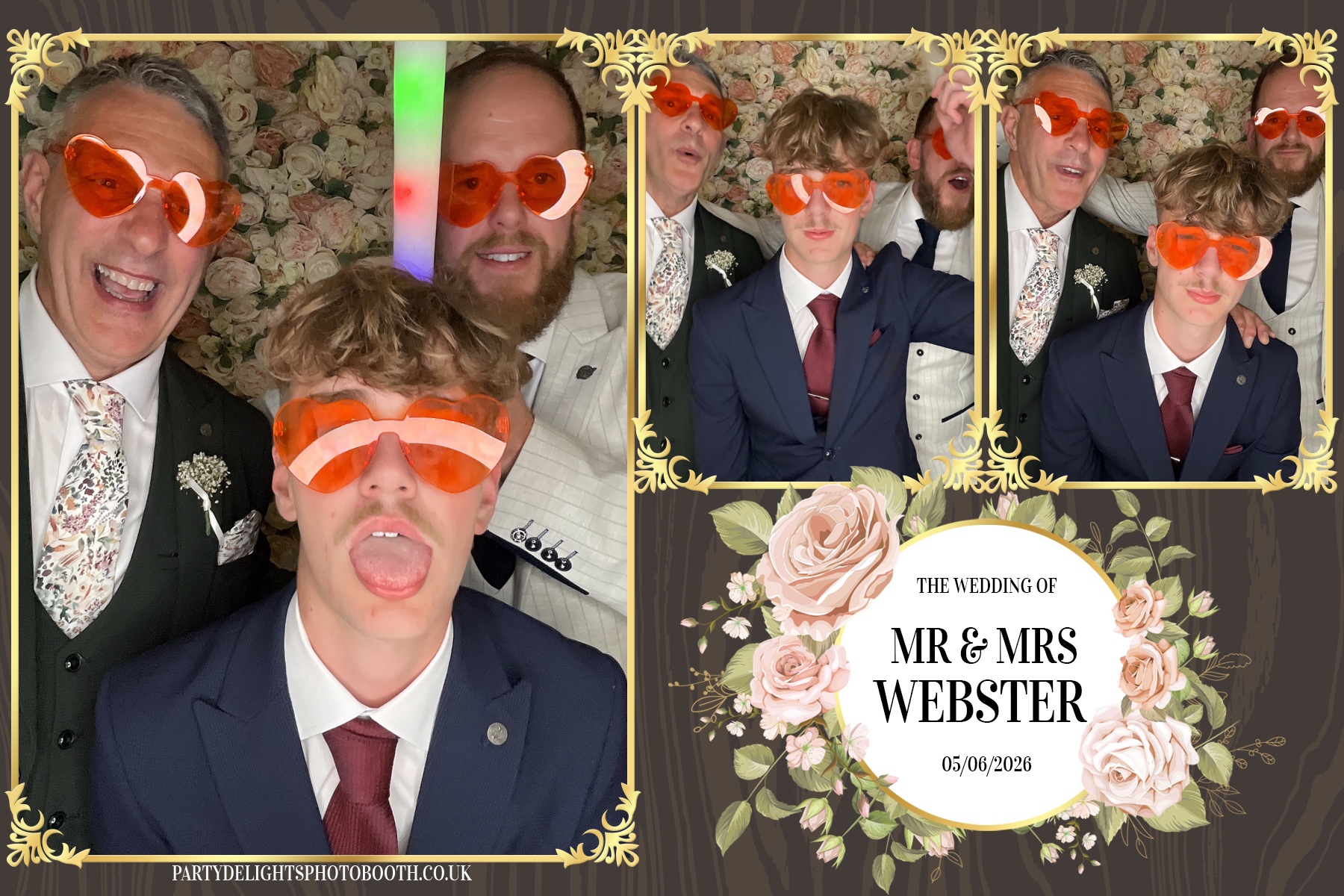 Dominic & Sarah-Jayne’s wedding | View more photos from the event at gallery.partydelightsphotobooth.co.uk/u/PartyDelightsPhotoBooth/Dominic-Sarah-Jayne’s-wedding