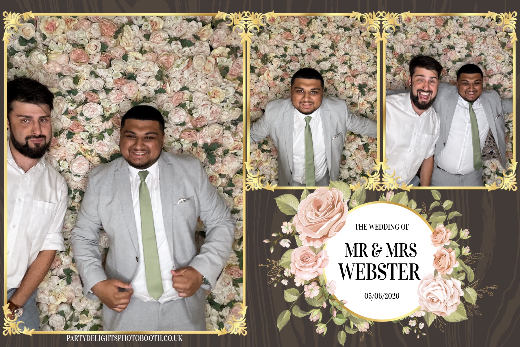 Dominic & Sarah-Jayne’s wedding | View more photos from the event at gallery.partydelightsphotobooth.co.uk/u/PartyDelightsPhotoBooth/Dominic-Sarah-Jayne’s-wedding