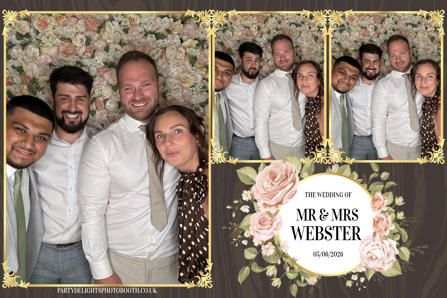 Dominic & Sarah-Jayne’s wedding | View more photos from the event at gallery.partydelightsphotobooth.co.uk/u/PartyDelightsPhotoBooth/Dominic-Sarah-Jayne’s-wedding