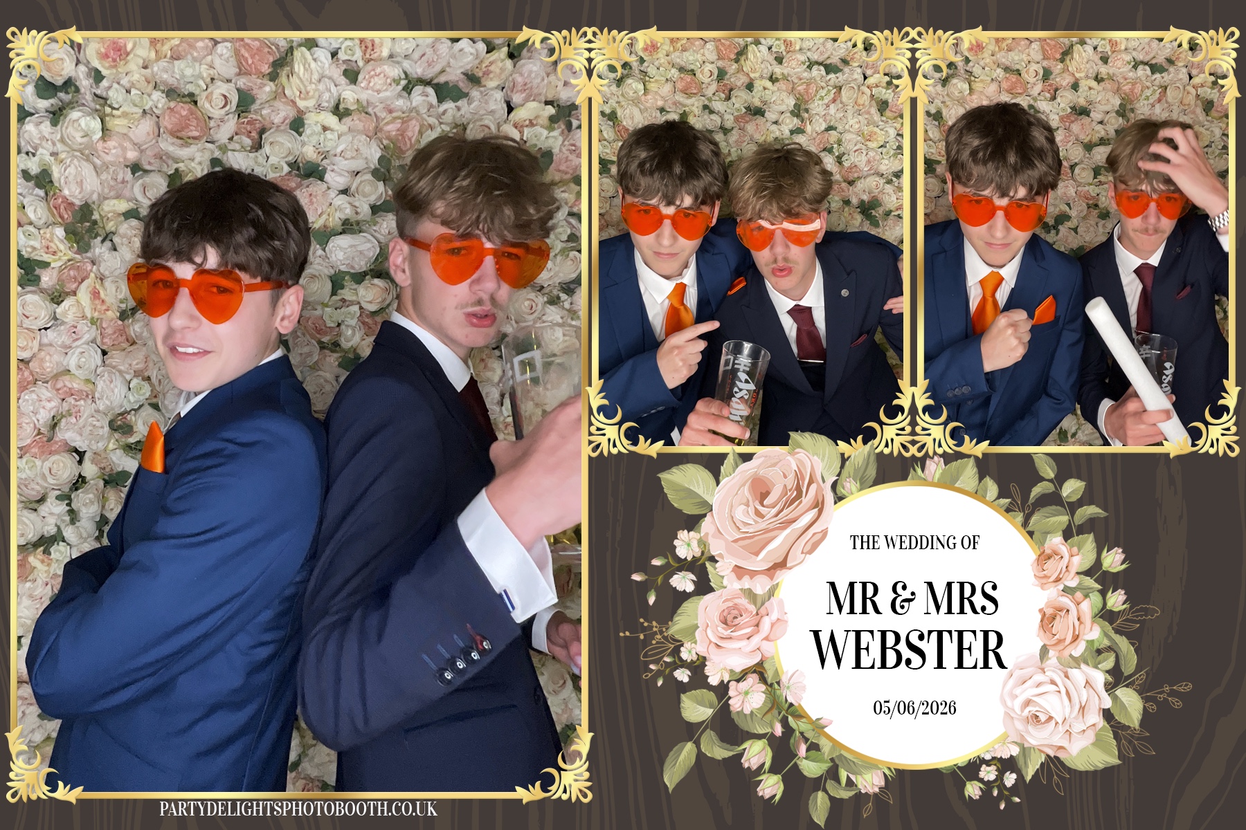 Dominic & Sarah-Jayne’s wedding | View more photos from the event at gallery.partydelightsphotobooth.co.uk/u/PartyDelightsPhotoBooth/Dominic-Sarah-Jayne’s-wedding