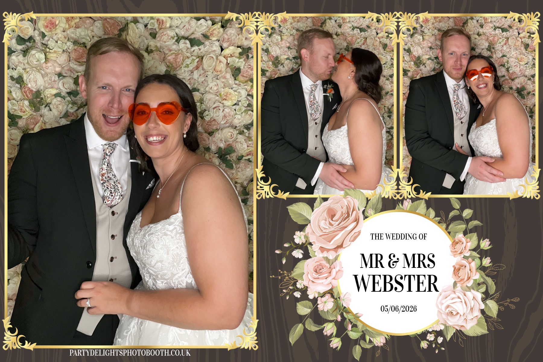 Dominic & Sarah-Jayne’s wedding | View more photos from the event at gallery.partydelightsphotobooth.co.uk/u/PartyDelightsPhotoBooth/Dominic-Sarah-Jayne’s-wedding
