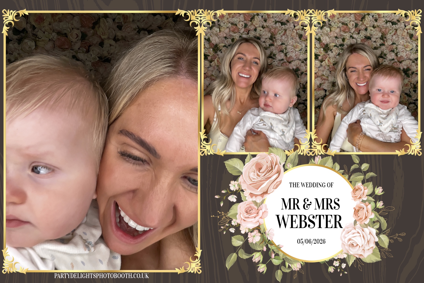 Dominic & Sarah-Jayne’s wedding | View more photos from the event at gallery.partydelightsphotobooth.co.uk/u/PartyDelightsPhotoBooth/Dominic-Sarah-Jayne’s-wedding