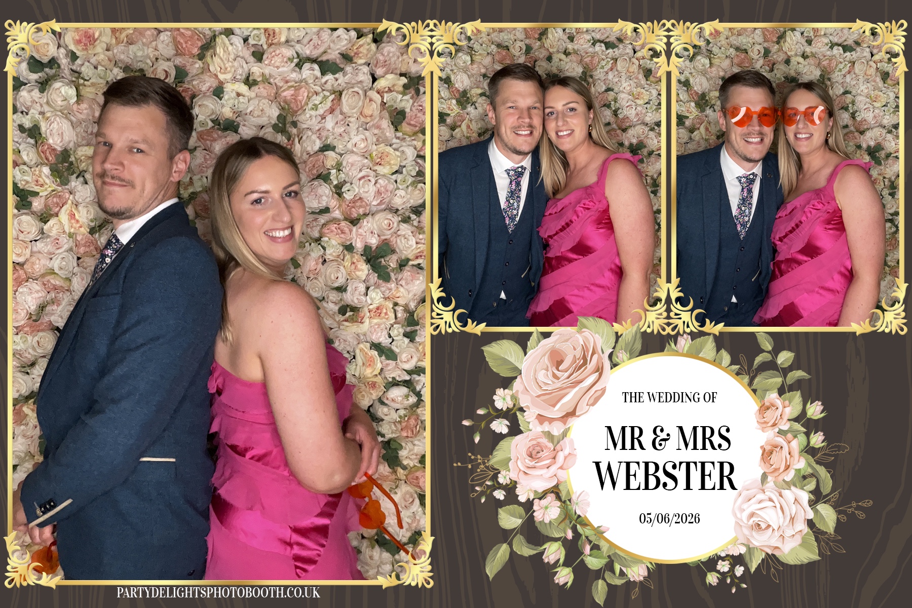 Dominic & Sarah-Jayne’s wedding | View more photos from the event at gallery.partydelightsphotobooth.co.uk/u/PartyDelightsPhotoBooth/Dominic-Sarah-Jayne’s-wedding