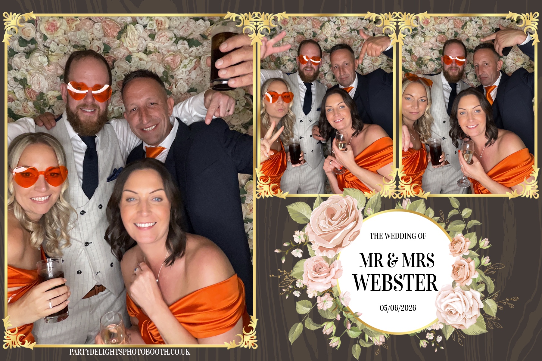 Dominic & Sarah-Jayne’s wedding | View more photos from the event at gallery.partydelightsphotobooth.co.uk/u/PartyDelightsPhotoBooth/Dominic-Sarah-Jayne’s-wedding