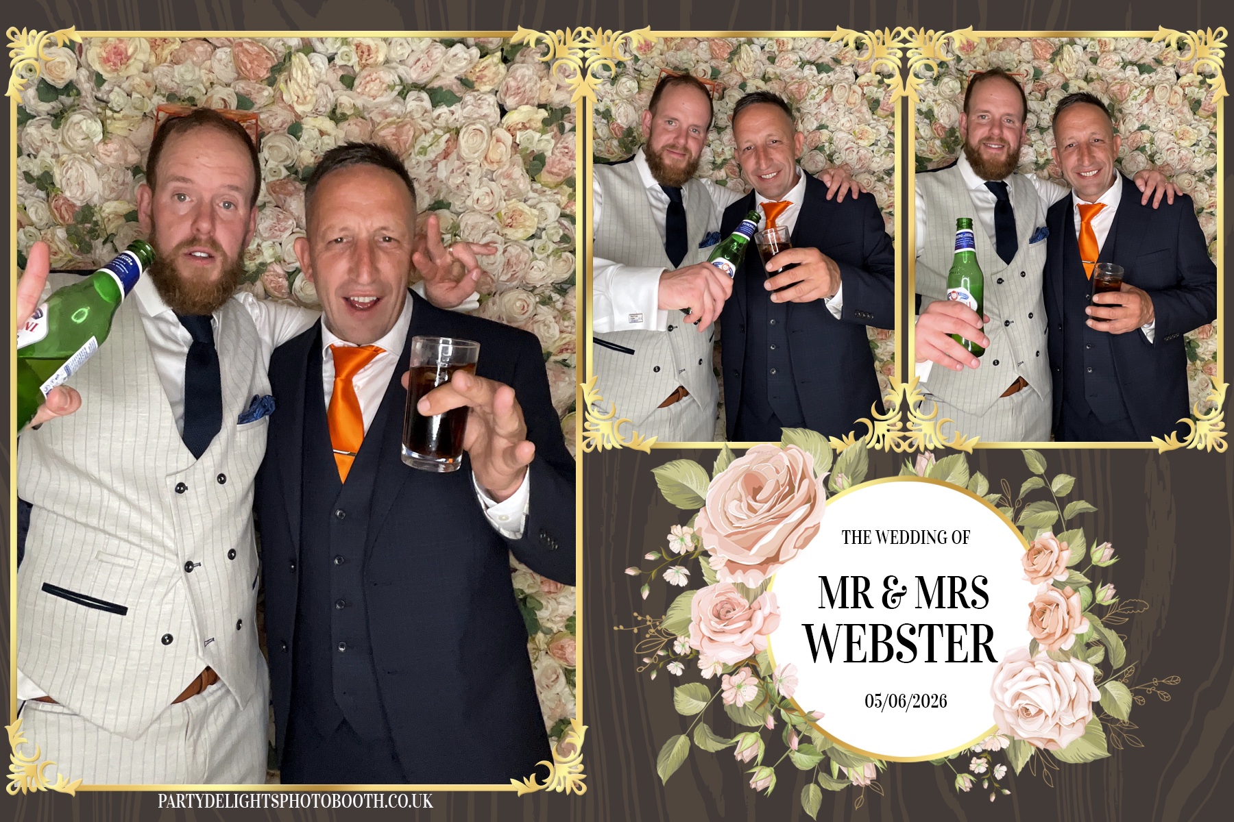Dominic & Sarah-Jayne’s wedding | View more photos from the event at gallery.partydelightsphotobooth.co.uk/u/PartyDelightsPhotoBooth/Dominic-Sarah-Jayne’s-wedding