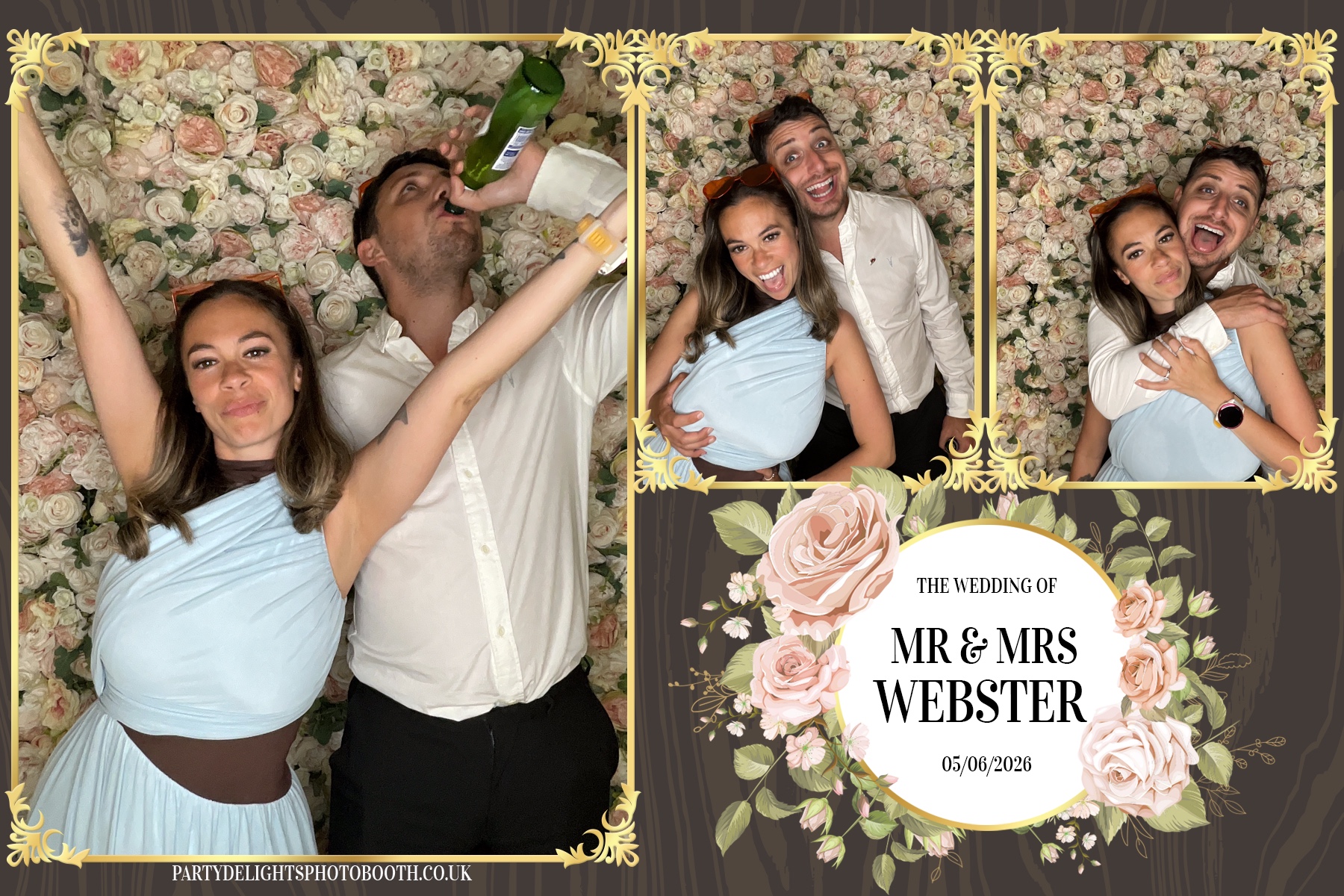 Dominic & Sarah-Jayne’s wedding | View more photos from the event at gallery.partydelightsphotobooth.co.uk/u/PartyDelightsPhotoBooth/Dominic-Sarah-Jayne’s-wedding