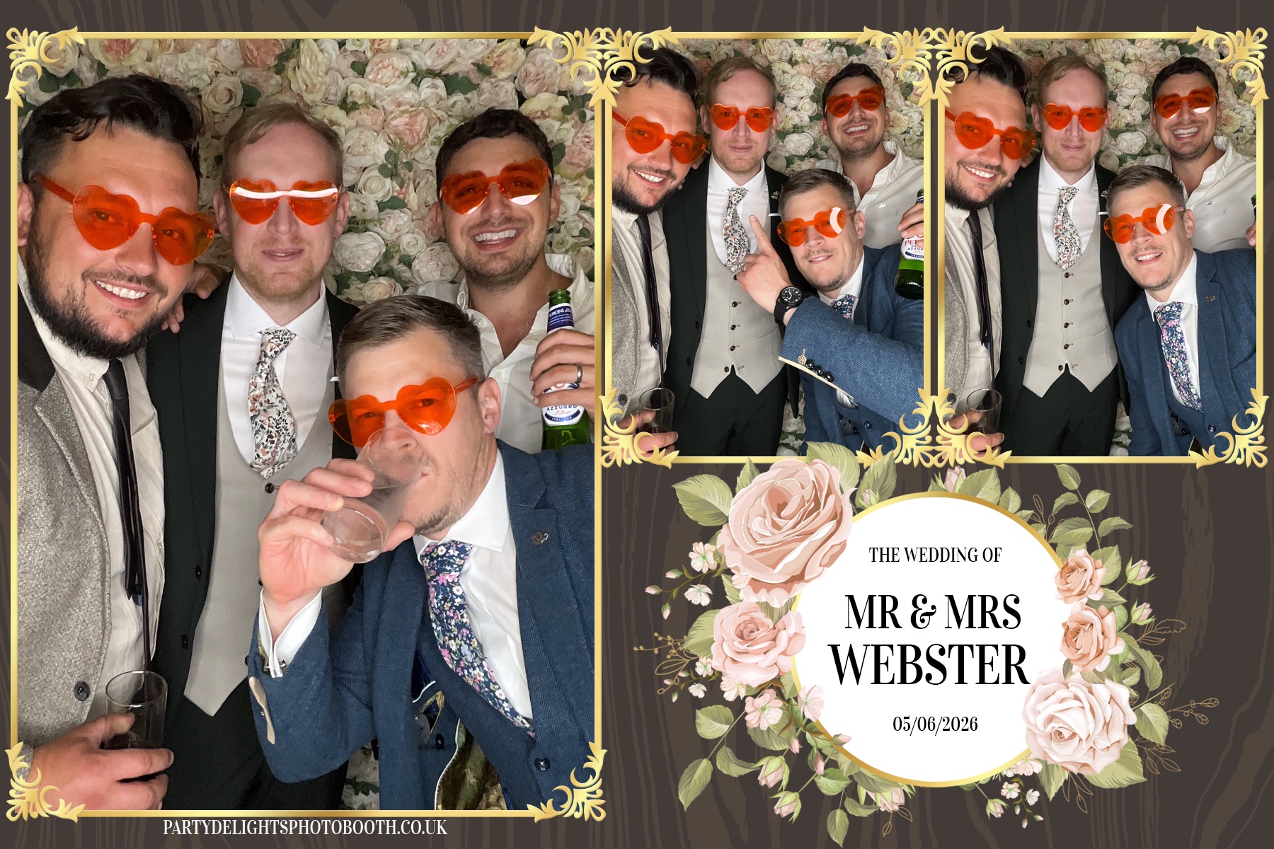 Dominic & Sarah-Jayne’s wedding | View more photos from the event at gallery.partydelightsphotobooth.co.uk/u/PartyDelightsPhotoBooth/Dominic-Sarah-Jayne’s-wedding
